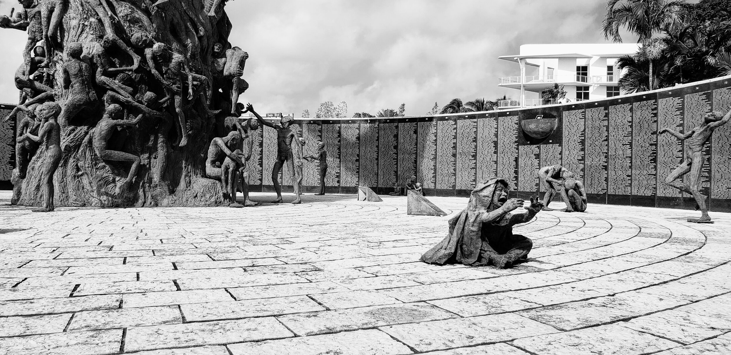 Florida Holocaust Memorial Miami Beach by www.MychaelX.photos 000143bw.jpg