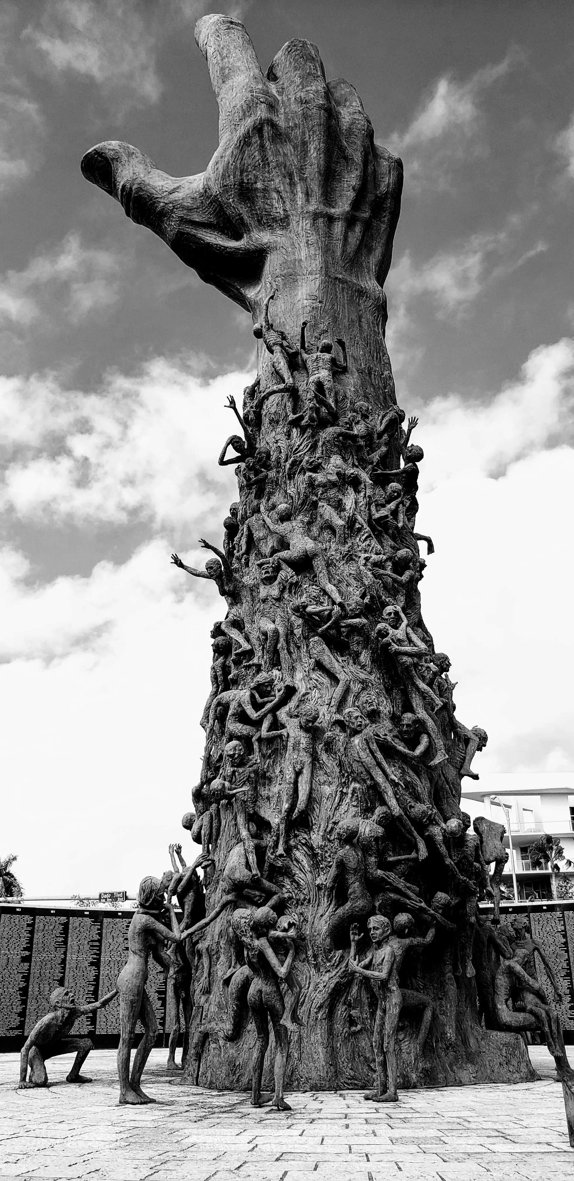 Florida Holocaust Memorial Miami Beach by www.MychaelX.photos 00059bw.jpg