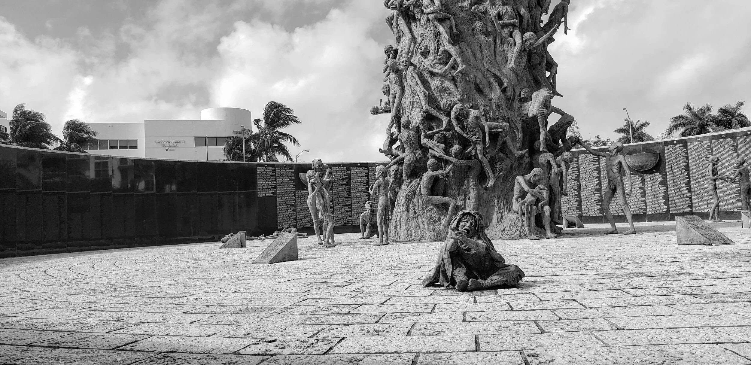 Florida Holocaust Memorial Miami Beach by www.MychaelX.photos 00063bw.jpg