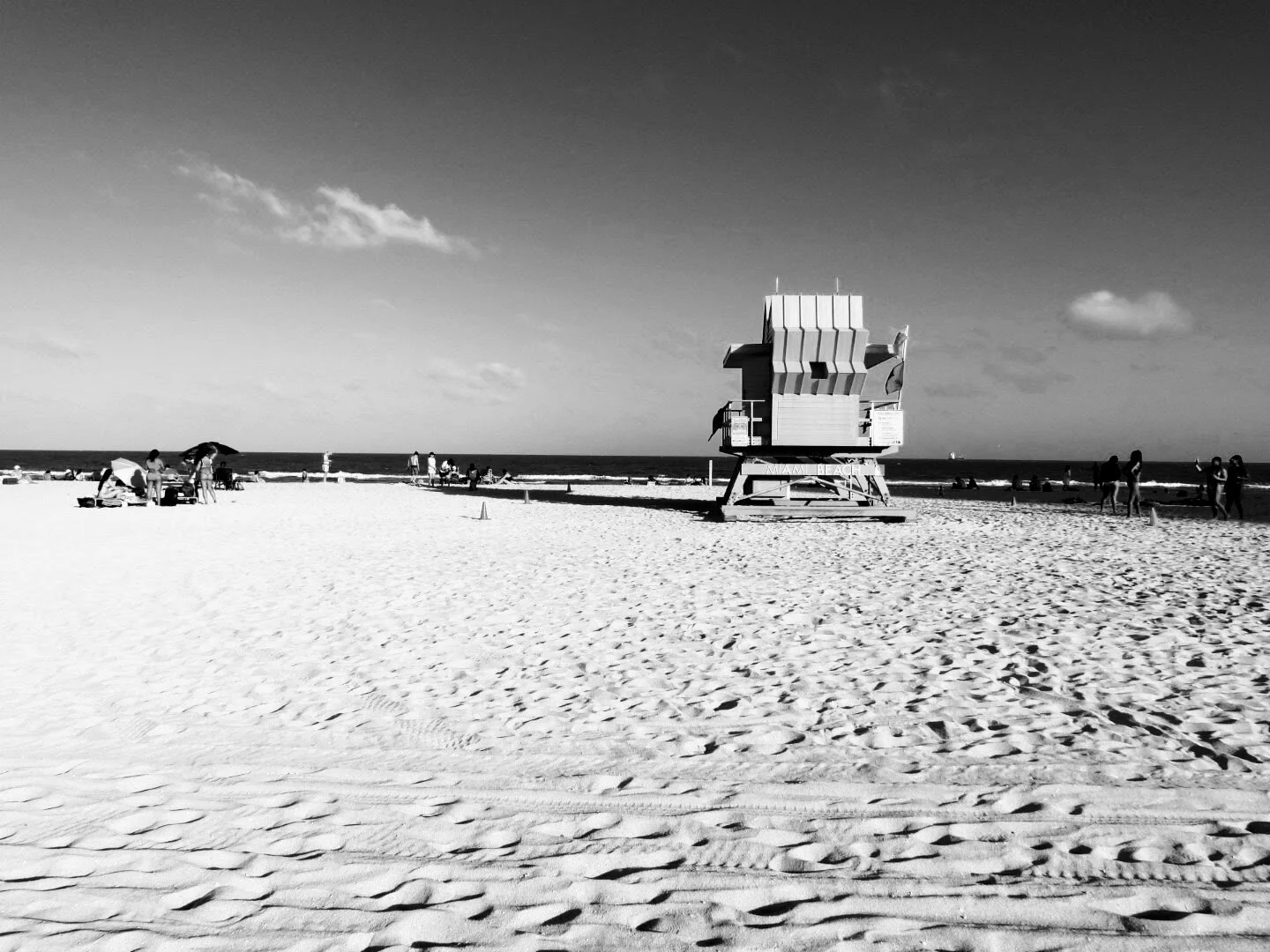 Miam Florida South Beach by www.MychaelX,photos 000046bw.JPG