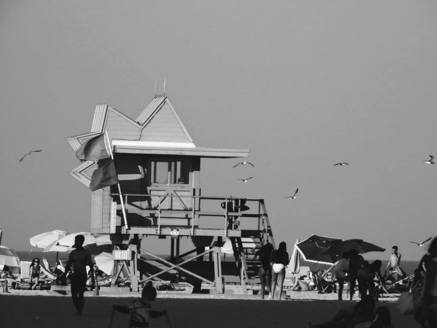 Miam Florida South Beach by www.MychaelX,photos 000052bw.JPG