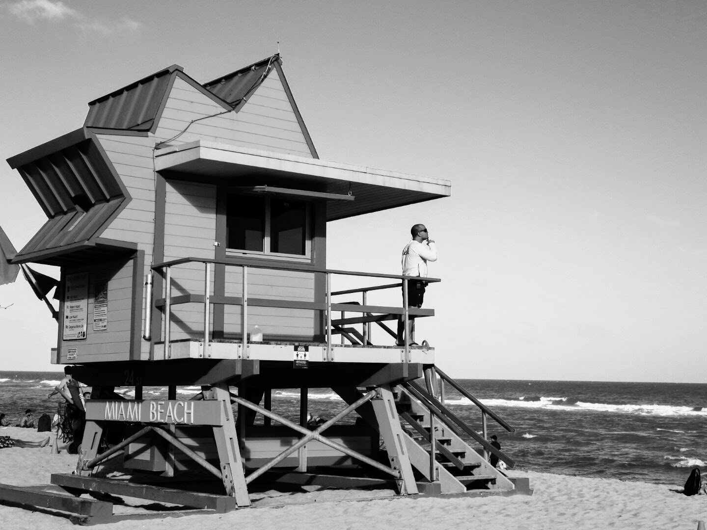 Miam Florida South Beach by www.MychaelX,photos 000080bw.JPG