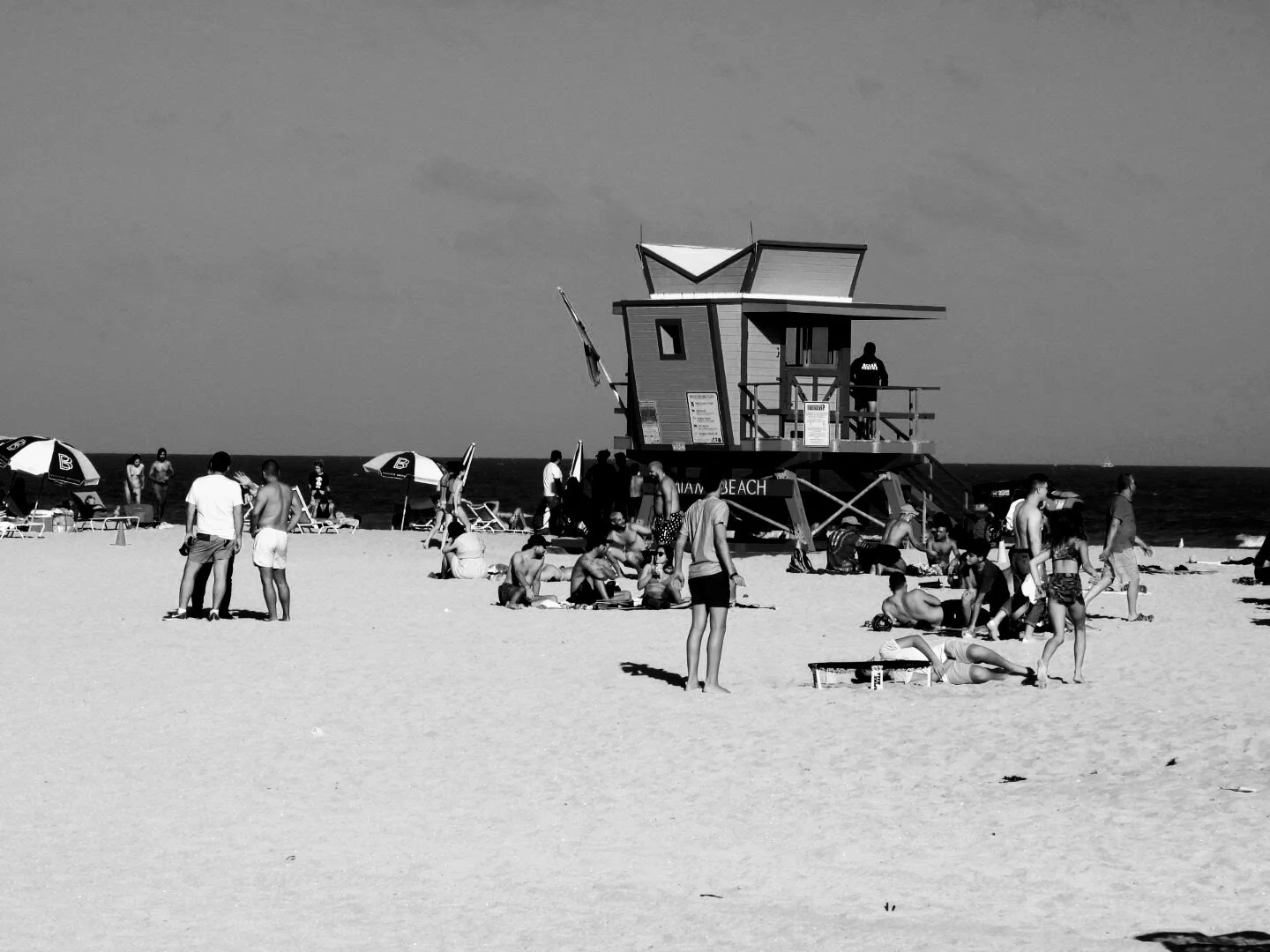 Miam Florida South Beach by www.MychaelX,photos 000085bw.JPG