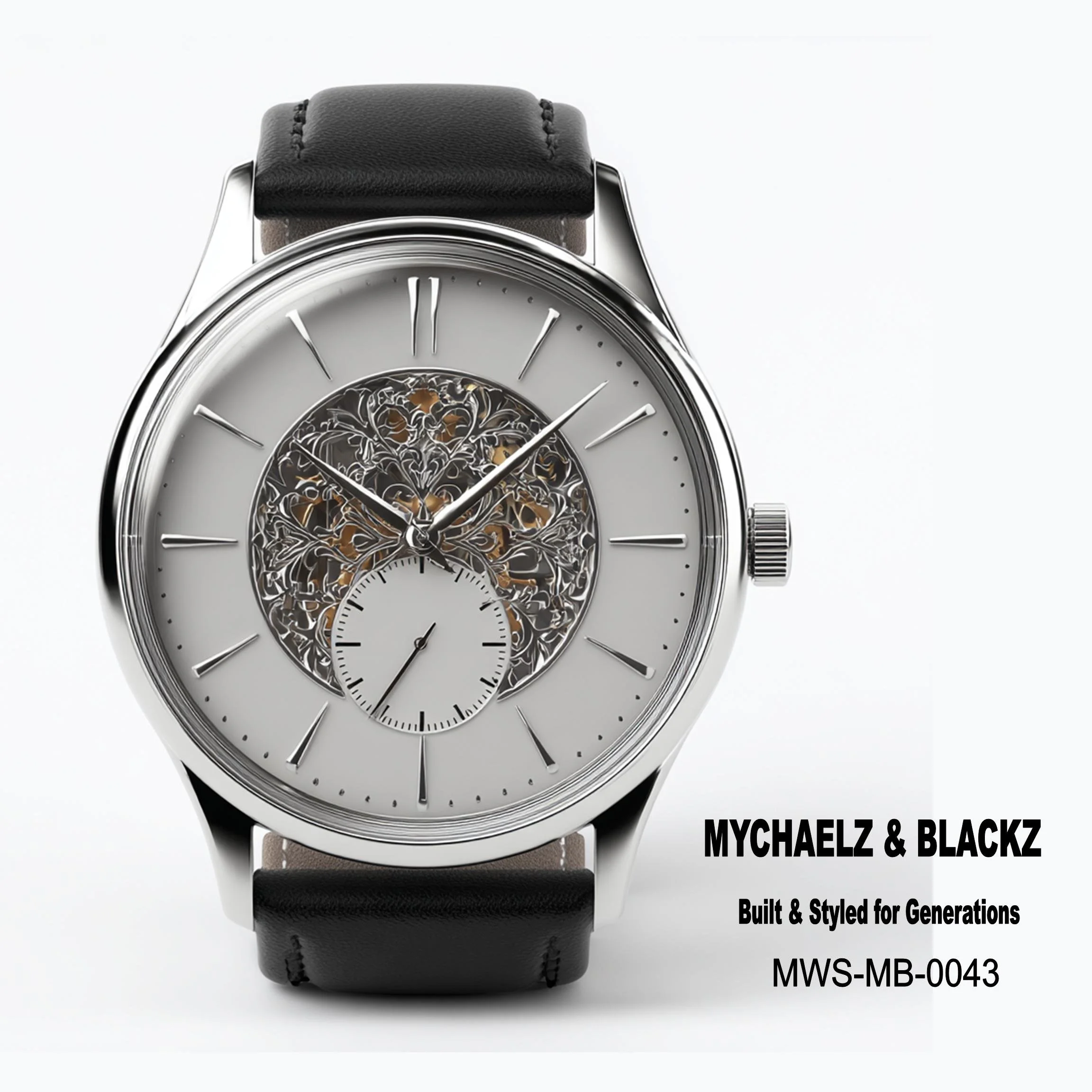 #43 Mychaelz & Blackz Watch — Built & Styled for Generations 24H × 24W Digital Art  - MWS-MB-0043
