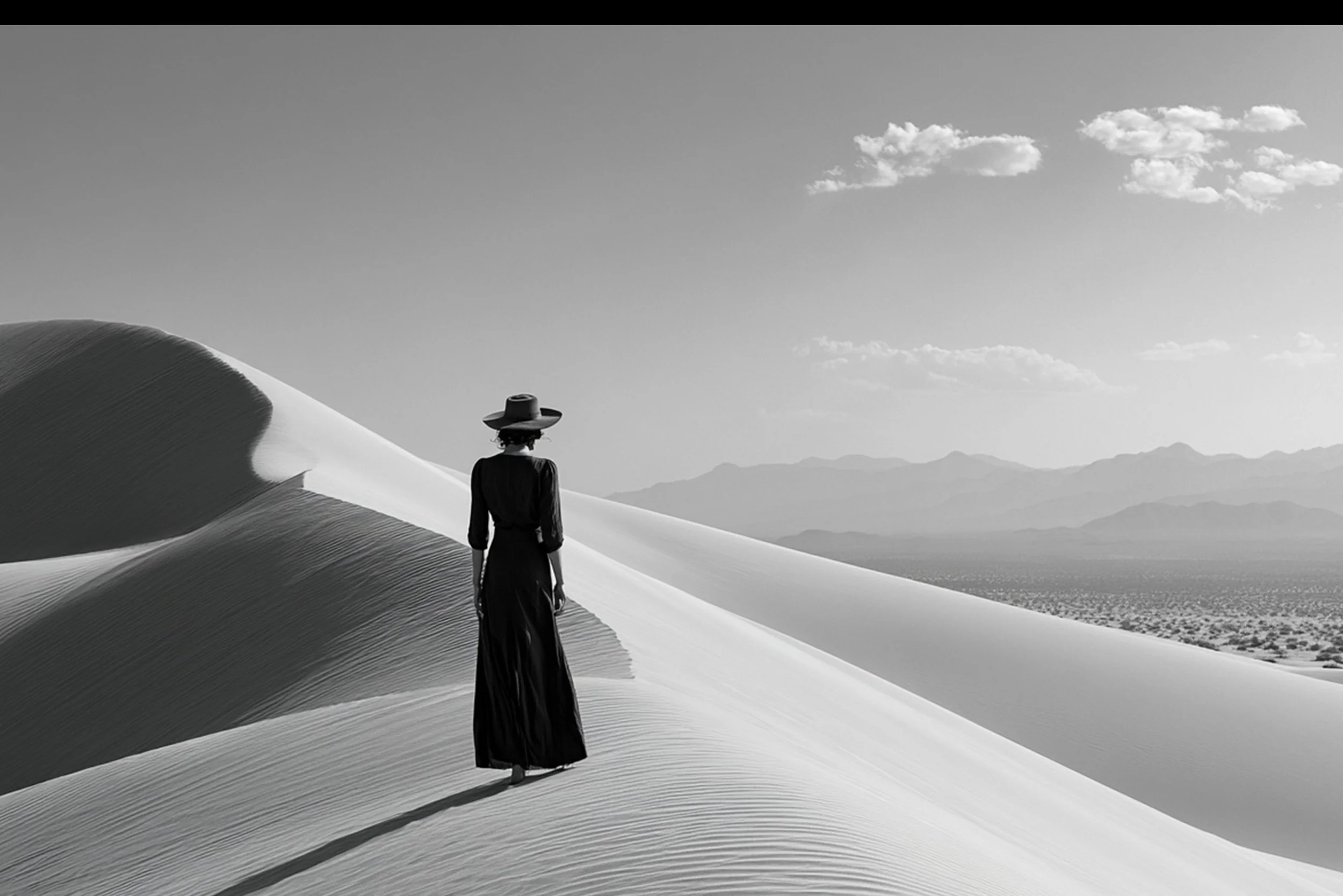 #28 BLACK & WHITE LANDSCAPE — Timeless Beauty in Every View 24W X 36H