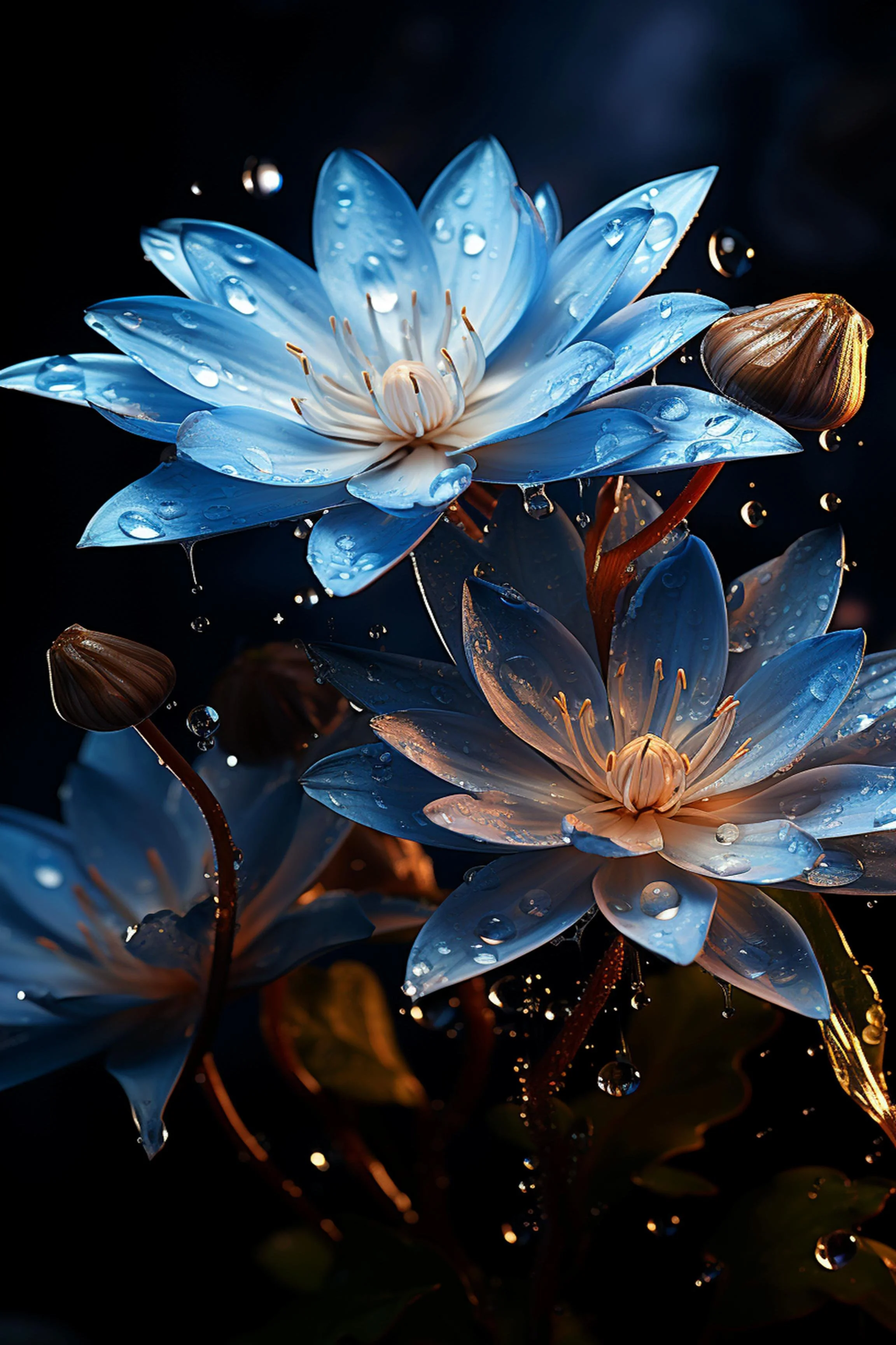 #15 FLOWER ART –  Let Nature Bloom Through Art. — 24H × 36W Digital Art Artwork ID: MWS-FLW-015