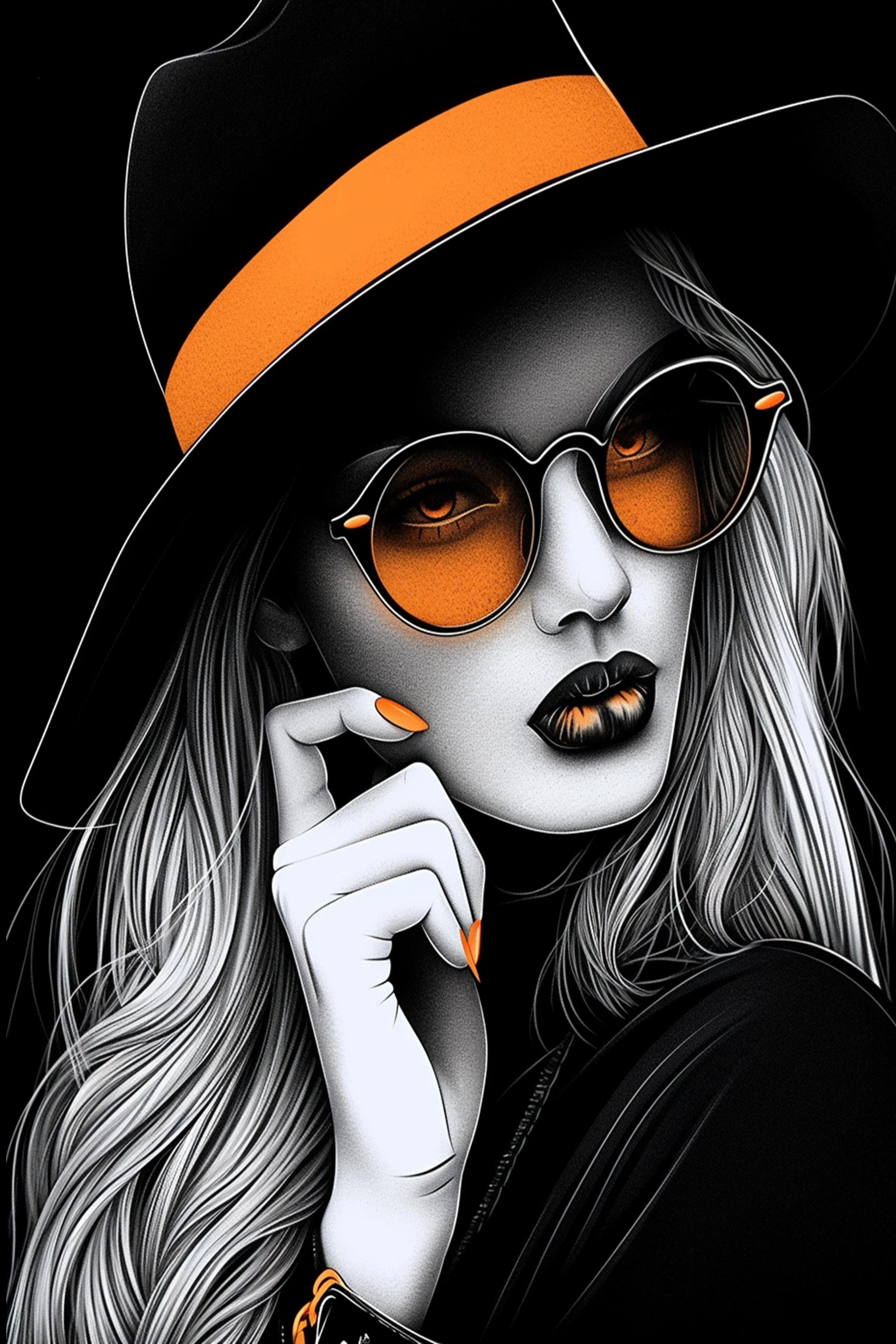 #47 ÉTERNACHIC COLLECTION — Style Changes. Elegance Remains. — 24H × 36W Digital Art — ID; MWS-ETER–0047