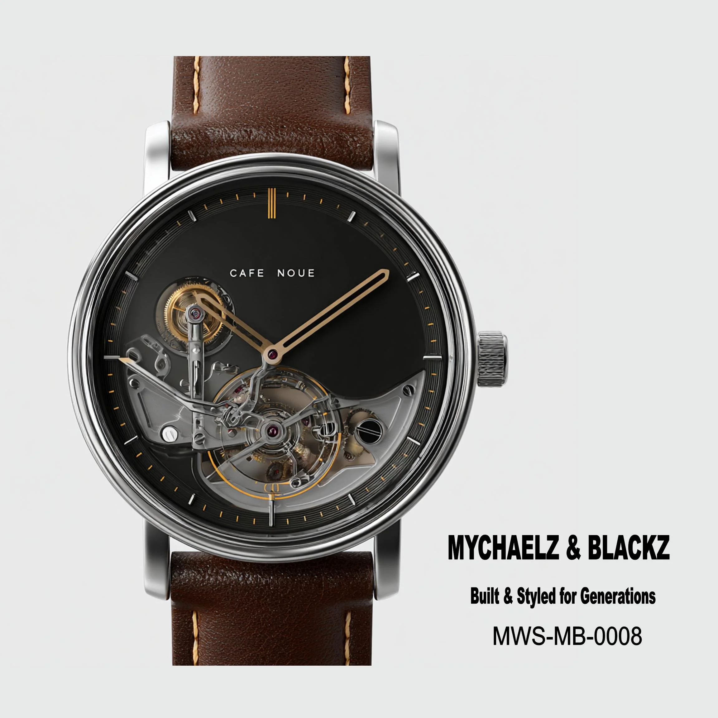 #8 Mychaelz & Blackz Watch — Built & Styled for Generations 24H × 24W Digital Art  - MWS-MB-0008