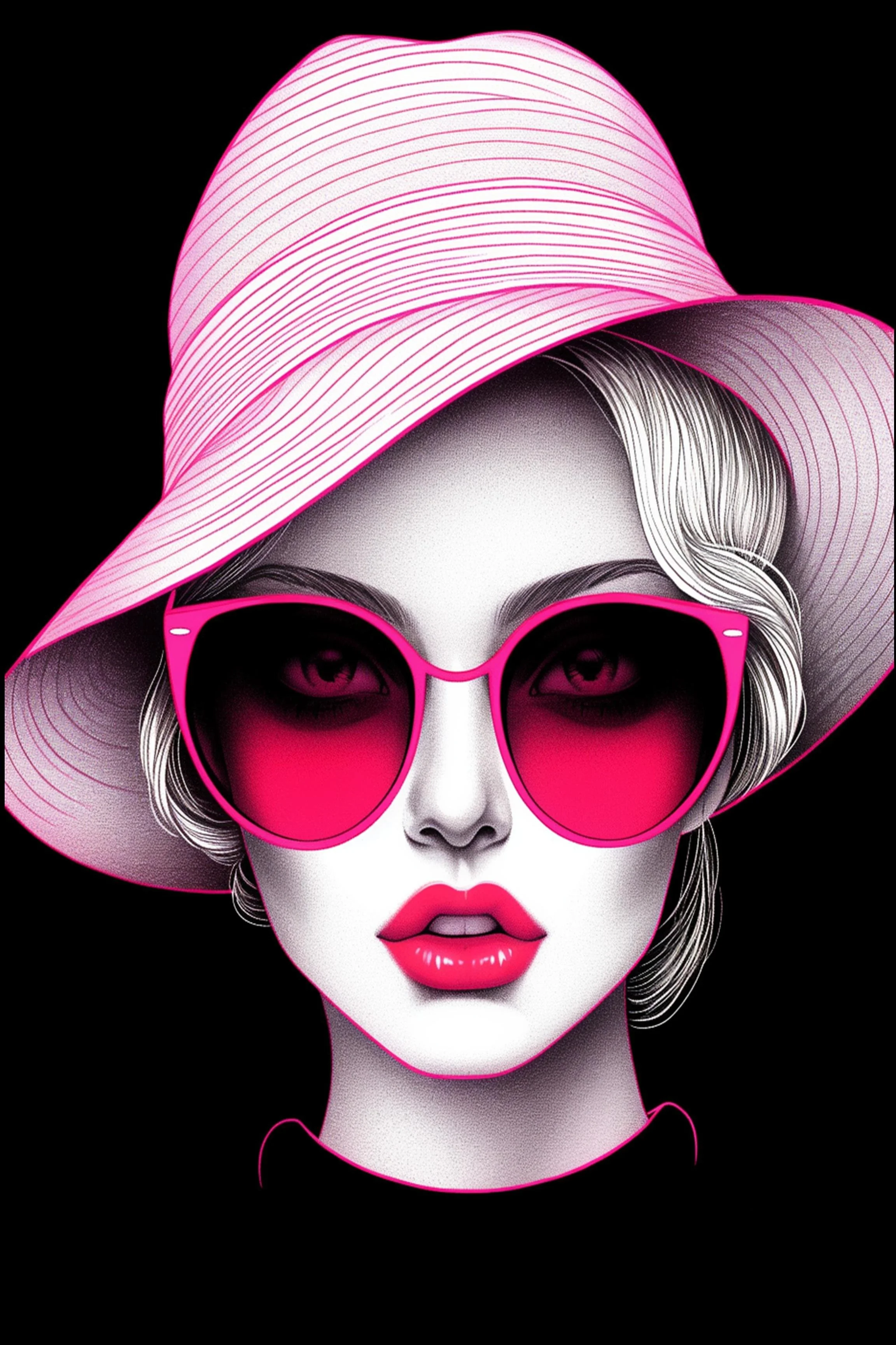 #58 ÉTERNACHIC COLLECTION — Style Changes. Elegance Remains. — 24H × 36W Digital Art — ID; MWS-ETER–0058