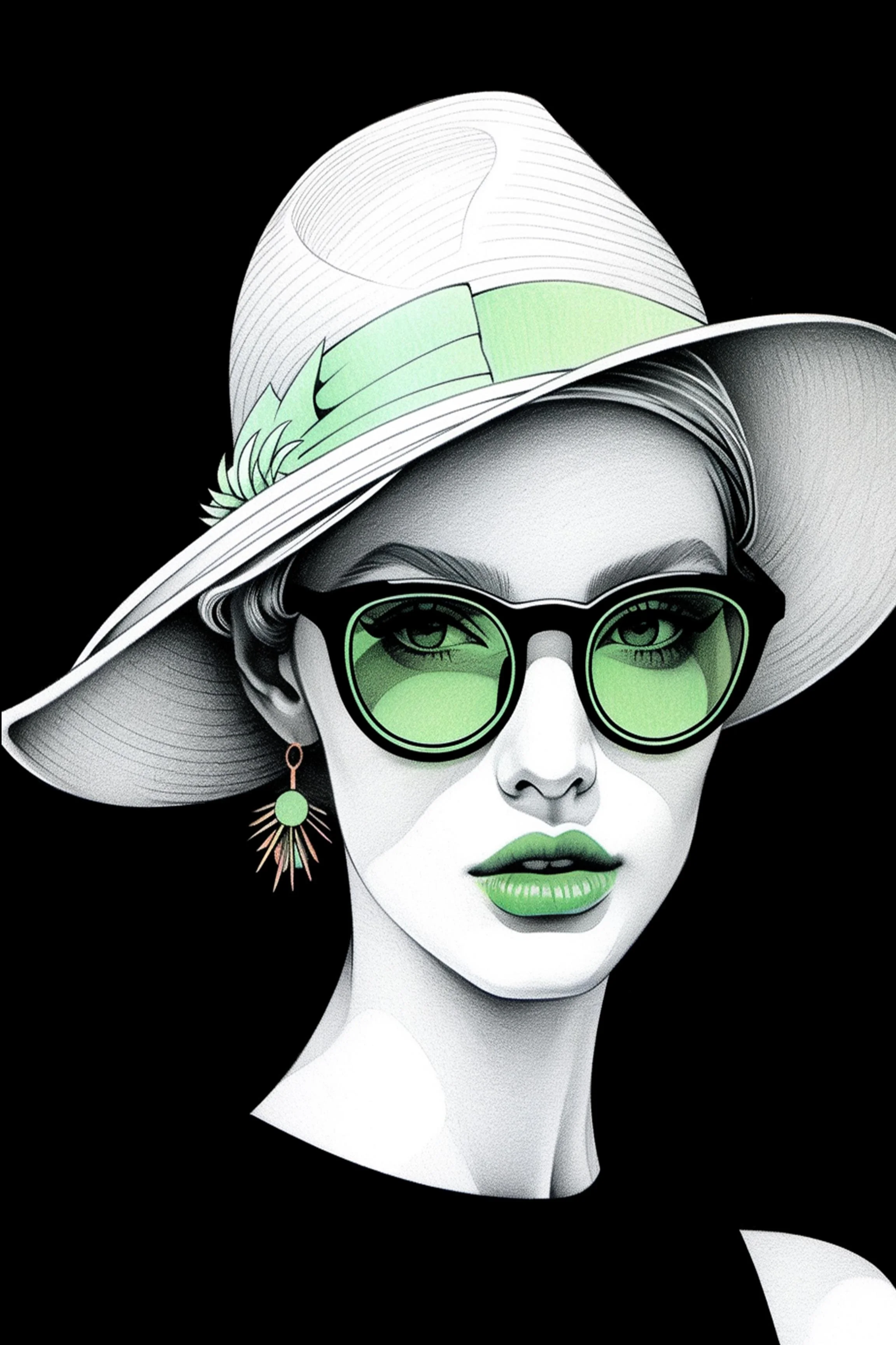 #62 ÉTERNACHIC COLLECTION — Style Changes. Elegance Remains. — 24H × 36W Digital Art — ID; MWS-ETER–0062