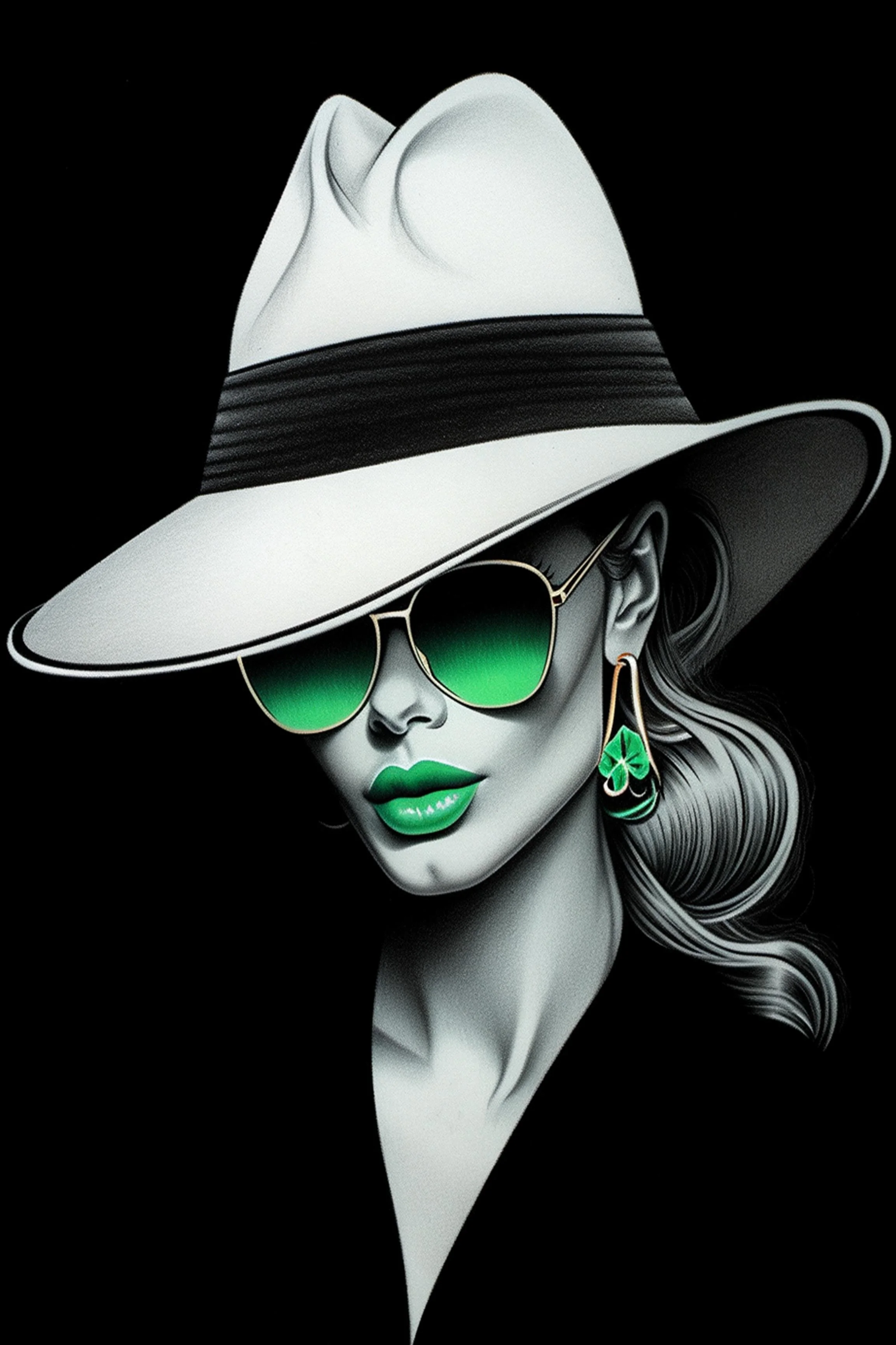 #56 ÉTERNACHIC COLLECTION — Style Changes. Elegance Remains. — 24H × 36W Digital Art — ID; MWS-ETER–0056
