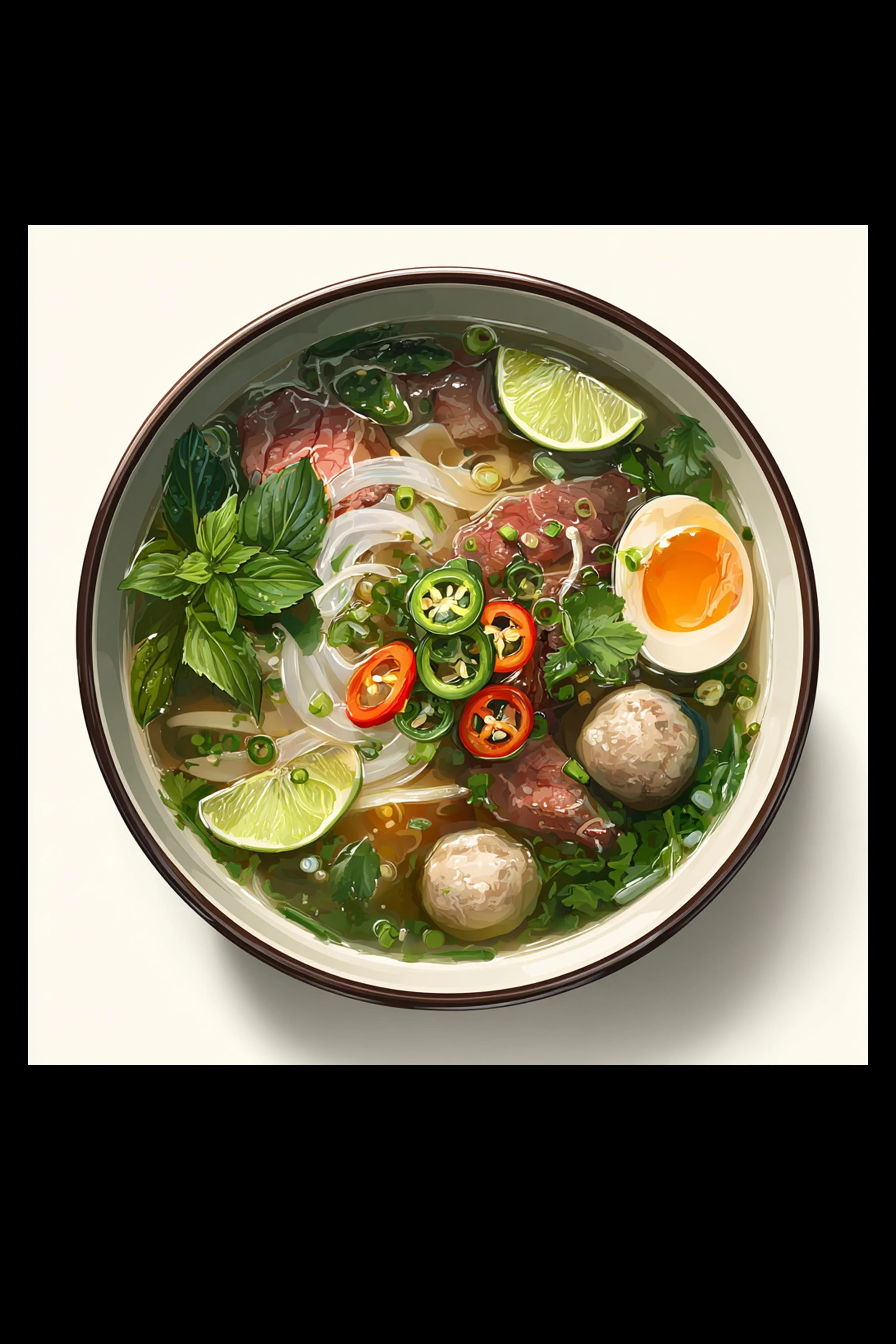 #20 Vietnamese Gourmet & Dessert — A Taste of Vietnam, Celebrated Through Art. — 24H × 24W Digital Art - MWS-VGD-0020
