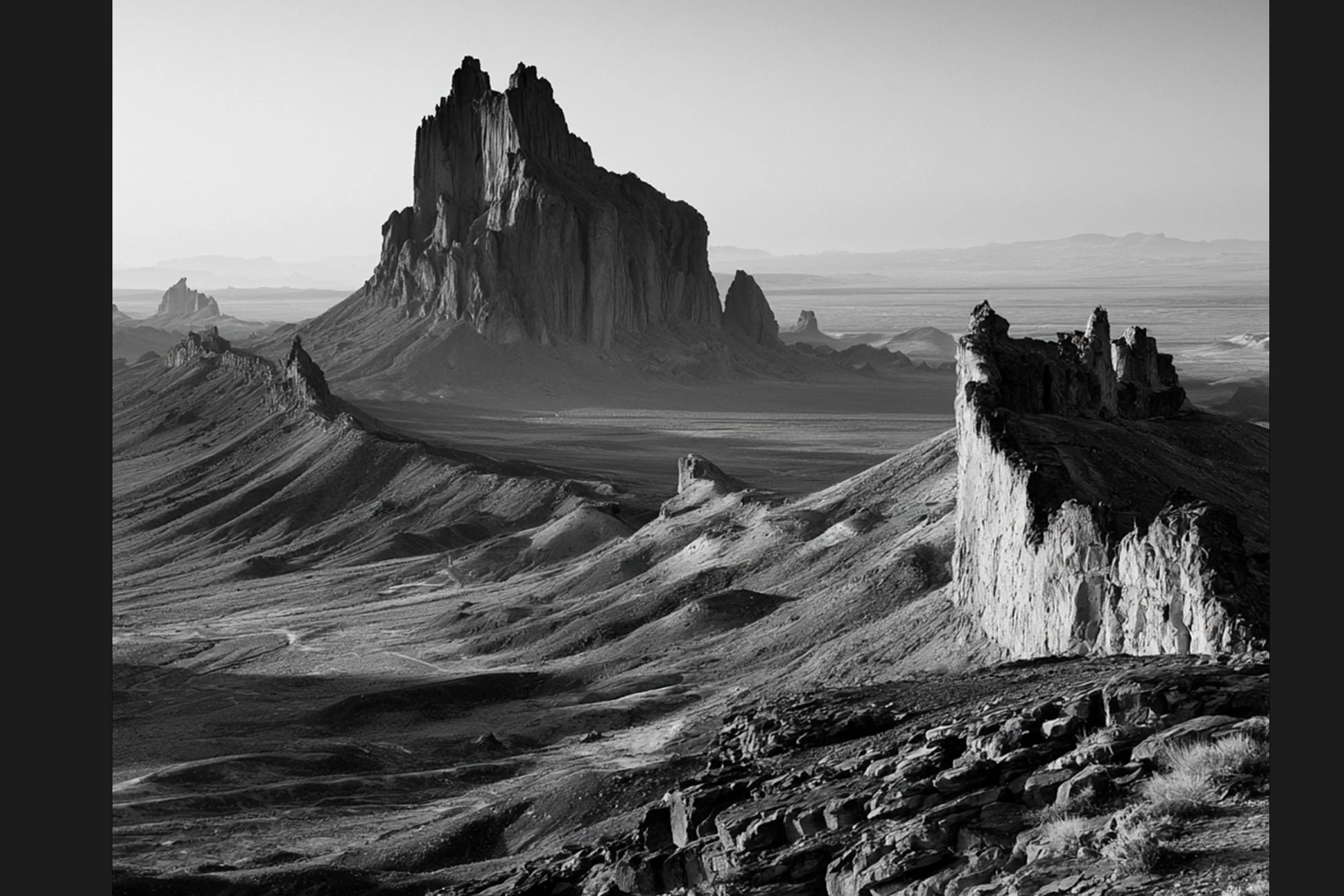 #45 BLACK & WHITE LANDSCAPE — Timeless Beauty in Every View 24W X 36H