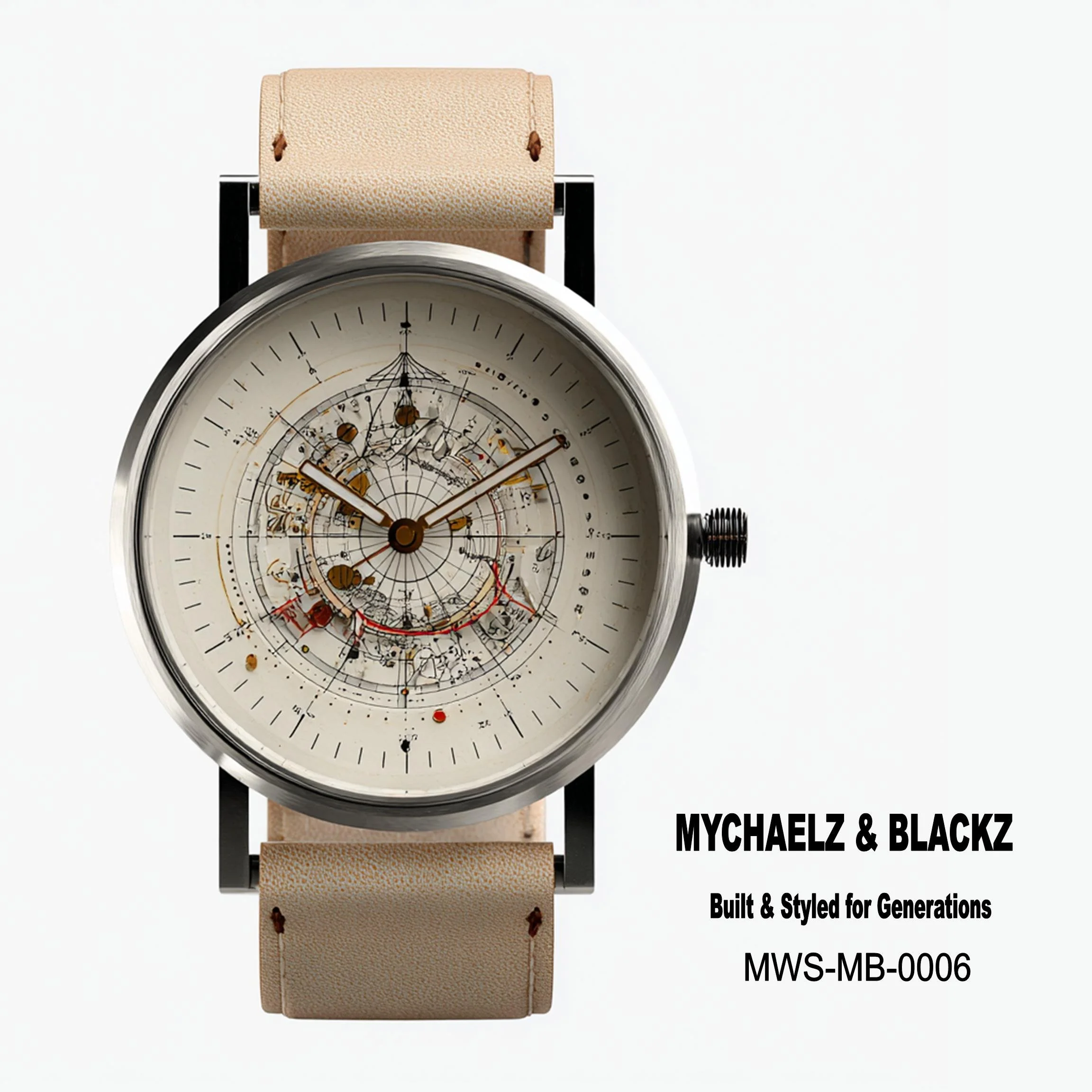 #6 Mychaelz & Blackz Watch — Built & Styled for Generations 24H × 24W Digital Art  - MWS-MB-0006