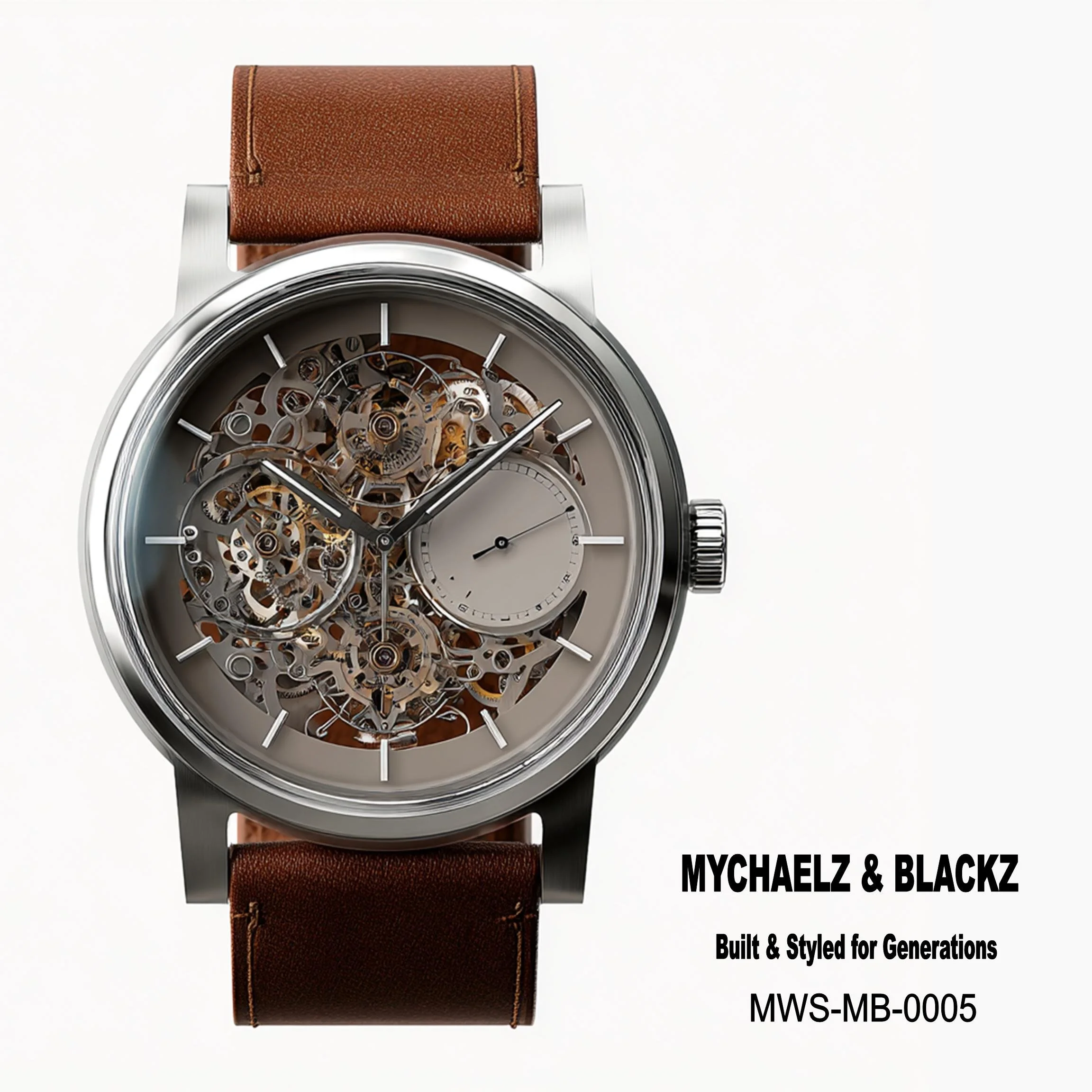 #5 Mychaelz & Blackz Watch — Built & Styled for Generations 24H × 24W Digital Art  - MWS-MB-0005