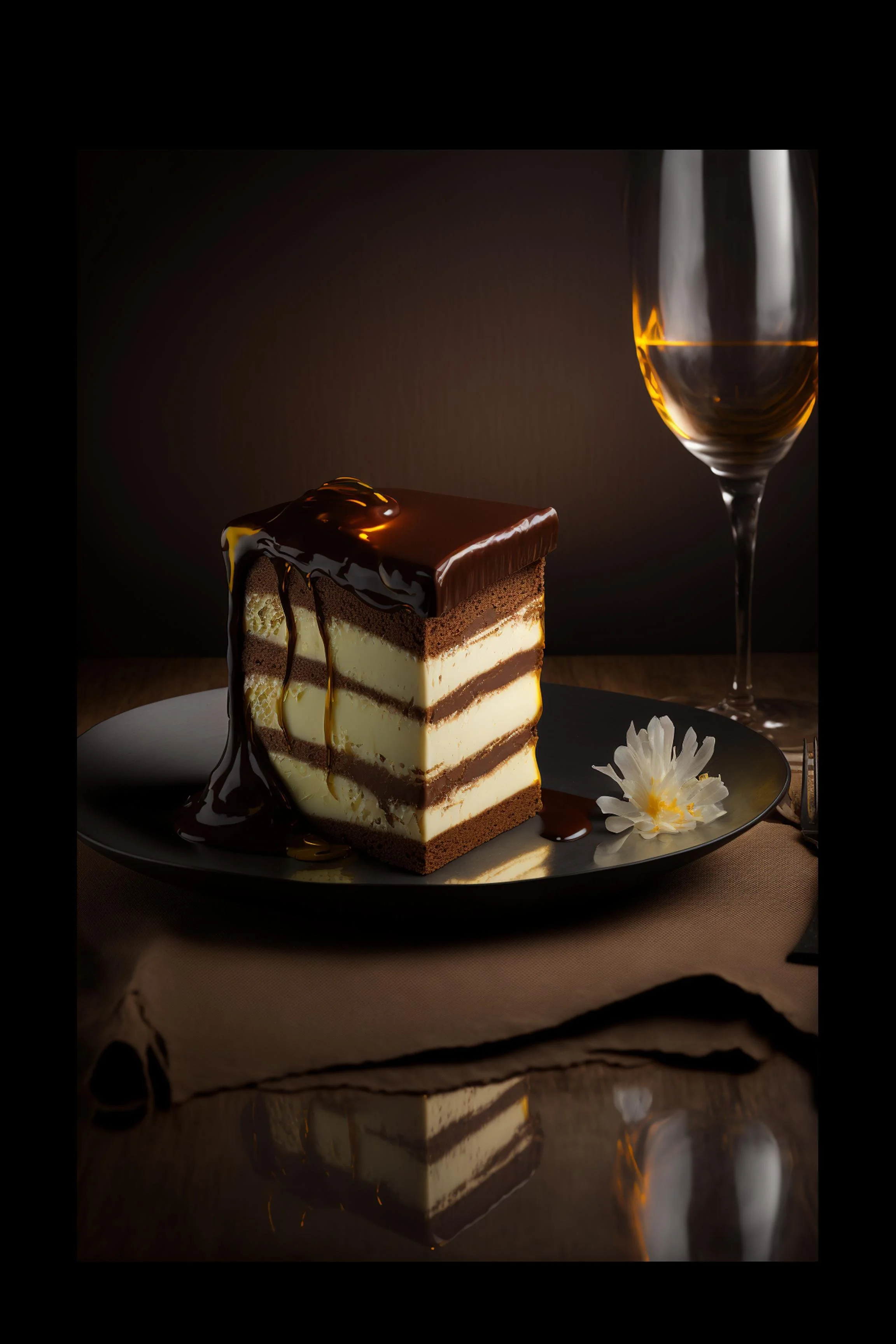 #28 International Dessert & Gourmet — A Celebration of Sweet Flavor and Global Style. 24H × 36W Digital Art  - MWS-INTL-0028