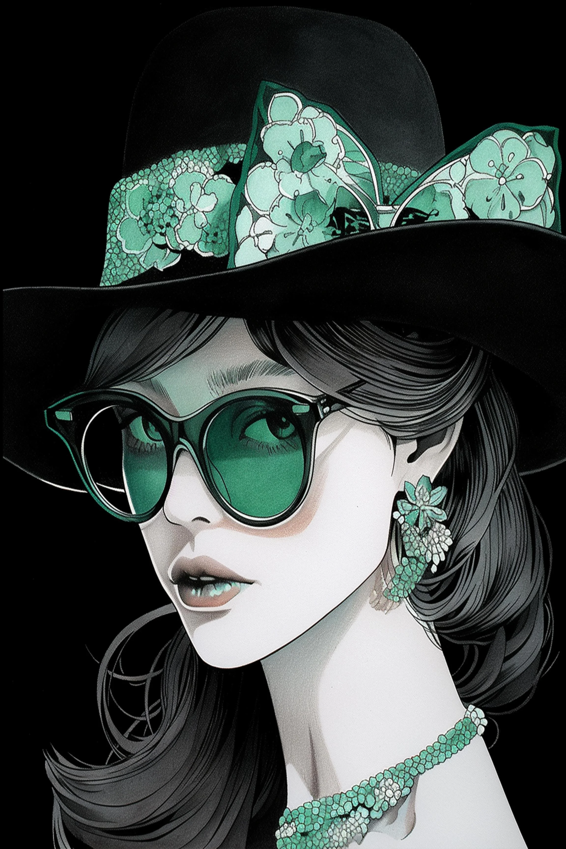 #11 ÉTERNACHIC COLLECTION — Style Changes. Elegance Remains. — 24H × 36W Digital Art — ID; MWS-ETER–0011