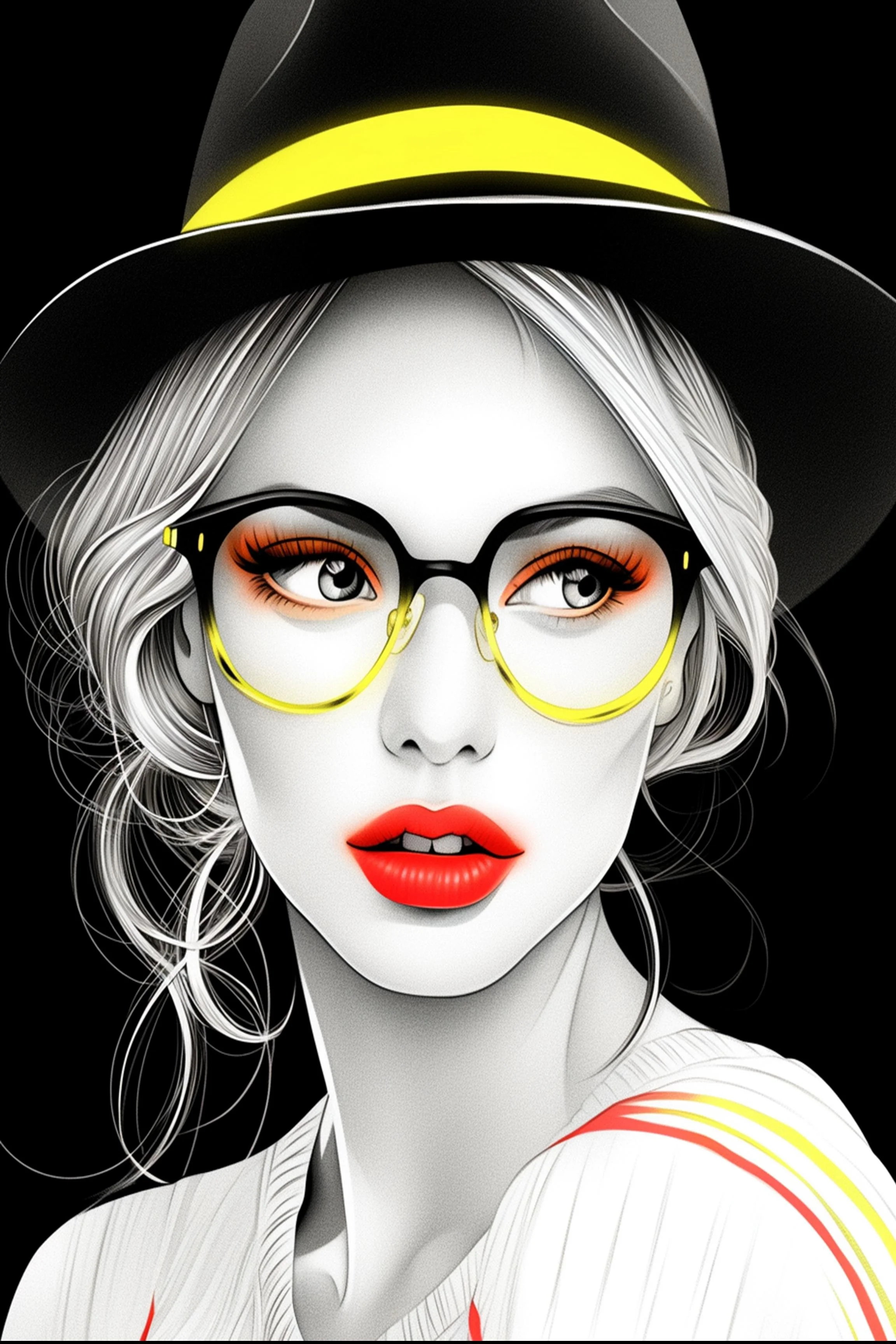 #30 ÉTERNACHIC COLLECTION — Style Changes. Elegance Remains. — 24H × 36W Digital Art — ID; MWS-ETER–0030