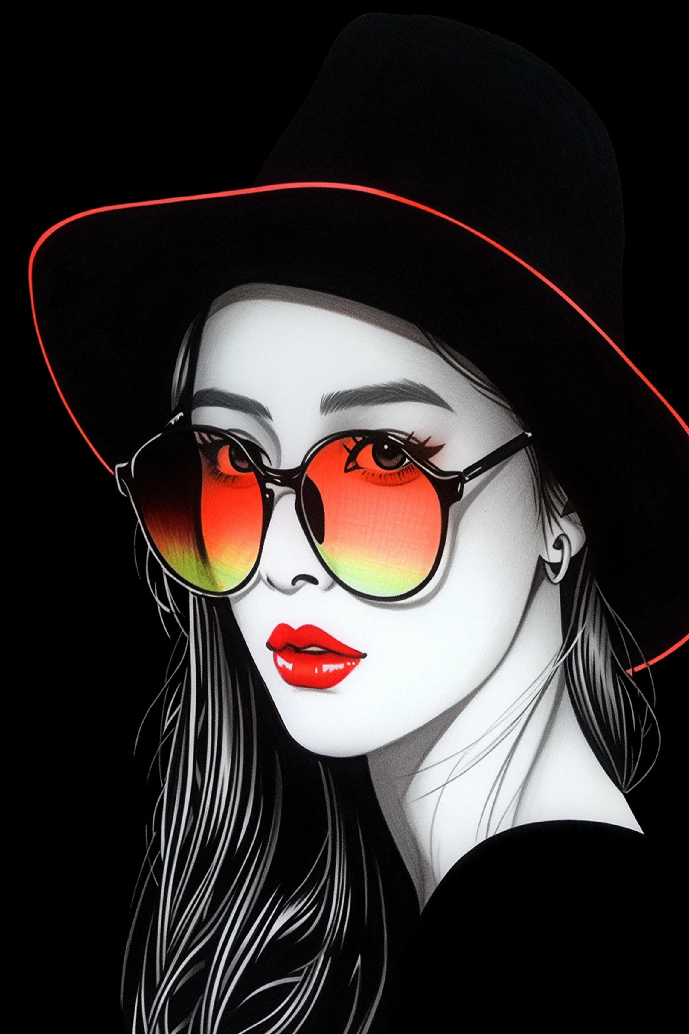 #6 ÉTERNACHIC COLLECTION — Style Changes. Elegance Remains. — 24H × 36W Digital Art — ID; MWS-ETER-006