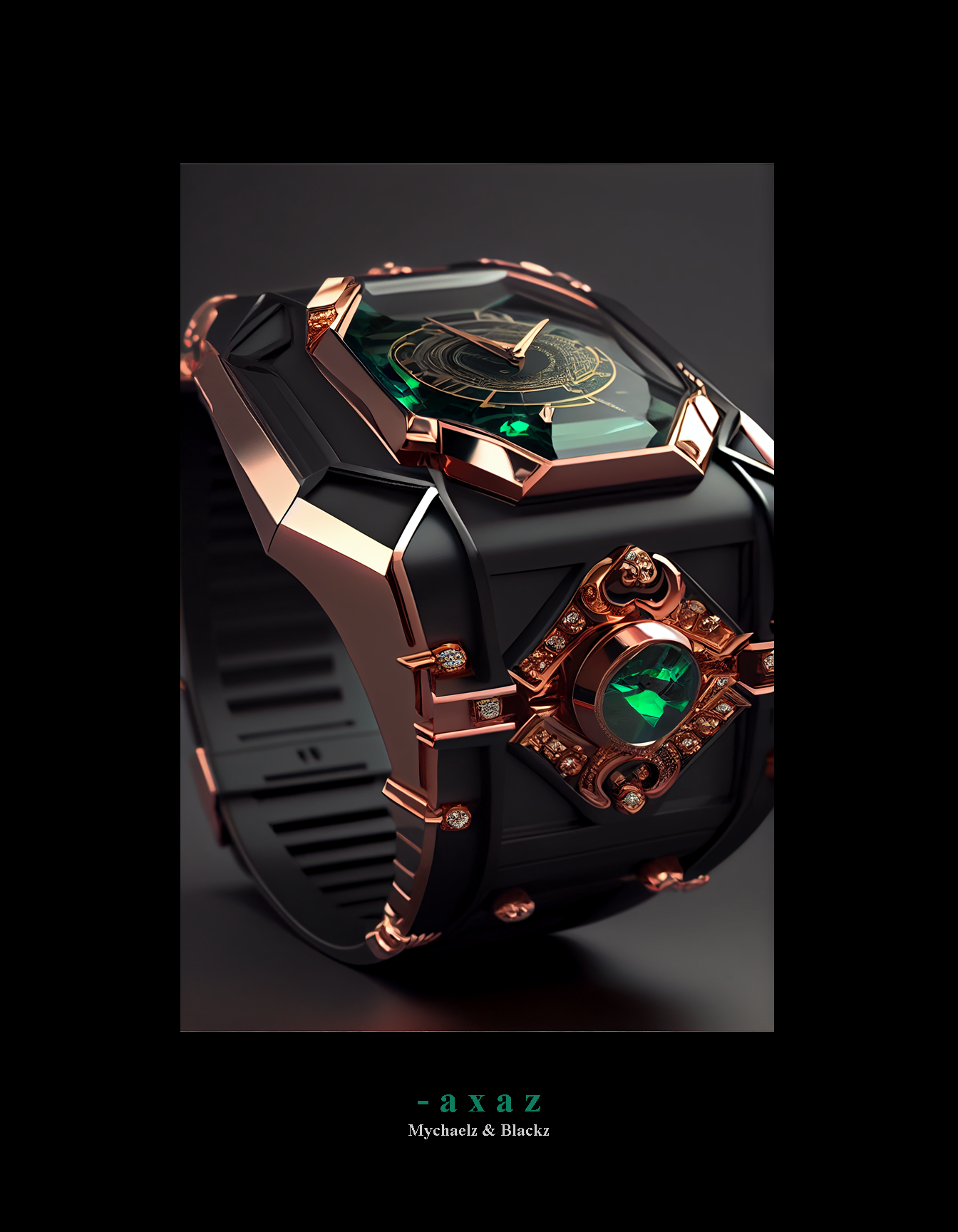 AXAZ BRAND WATCH GREEN BY 14 BY MYCHAEL WONG  2.png