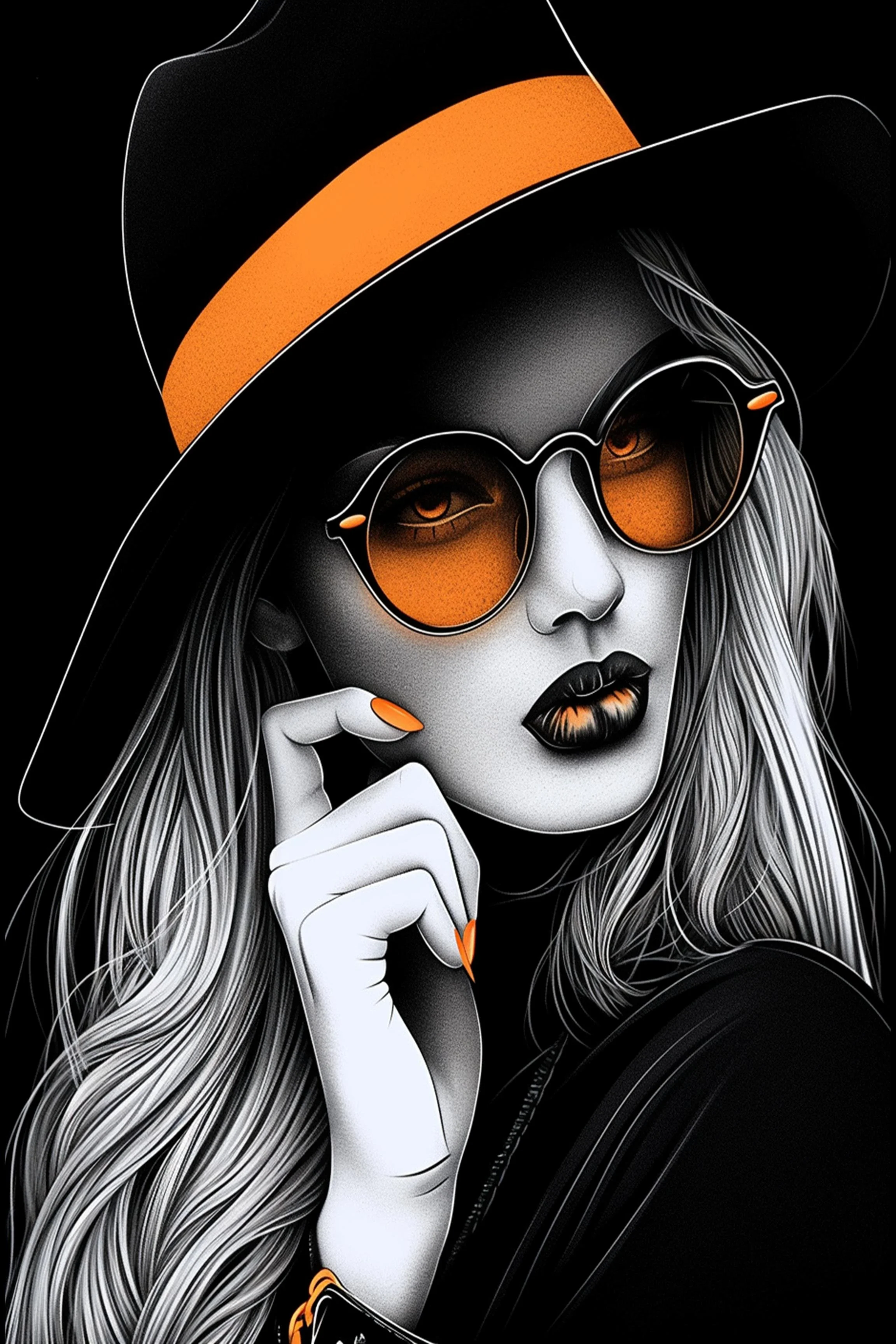 #80 ÉTERNACHIC COLLECTION — Style Changes. Elegance Remains. — 24H × 36W Digital Art — ID; MWS-ETER–0080