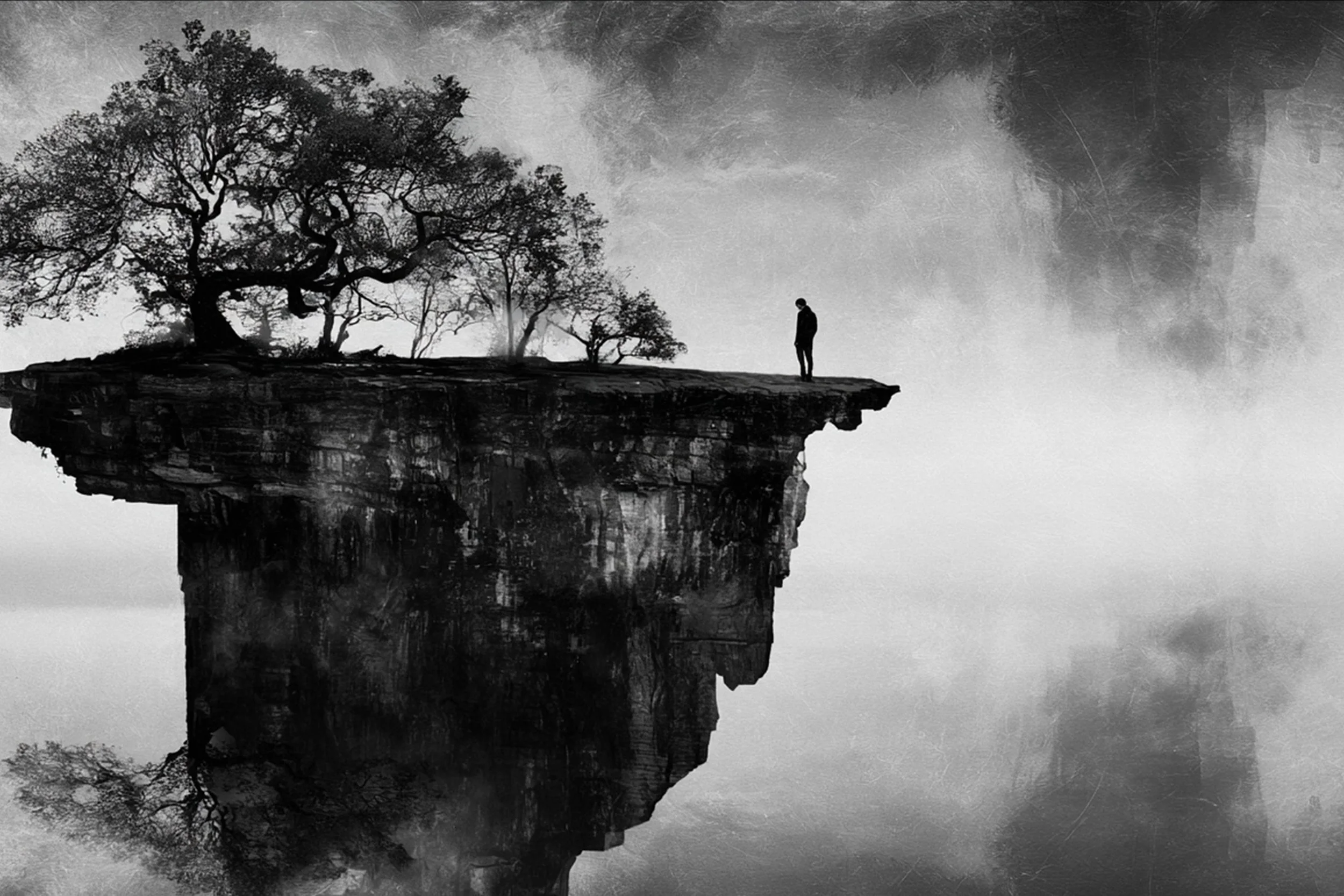 #3 BLACK & WHITE LANDSCAPE — Timeless Beauty in Every View 24W X 36H
