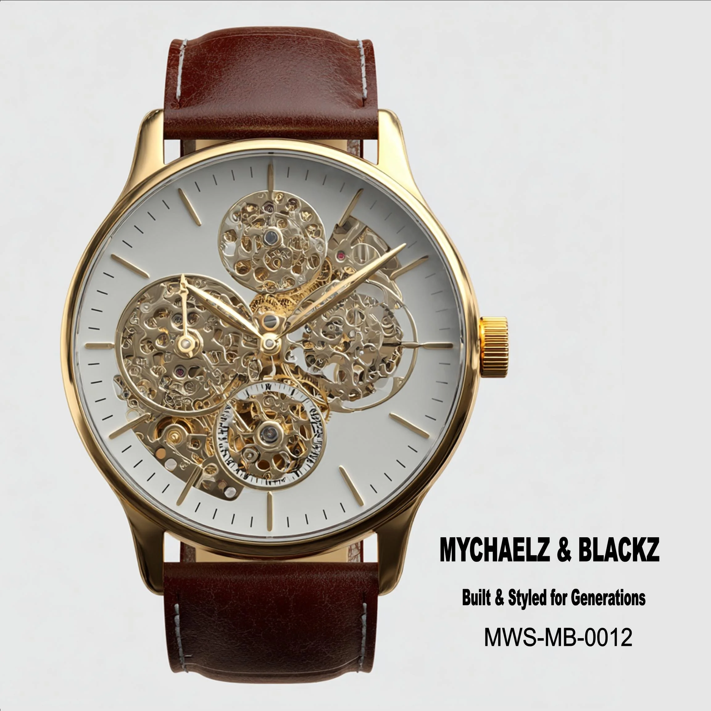 #12 Mychaelz & Blackz Watch — Built & Styled for Generations 24H × 24W Digital Art  - MWS-MB-0012