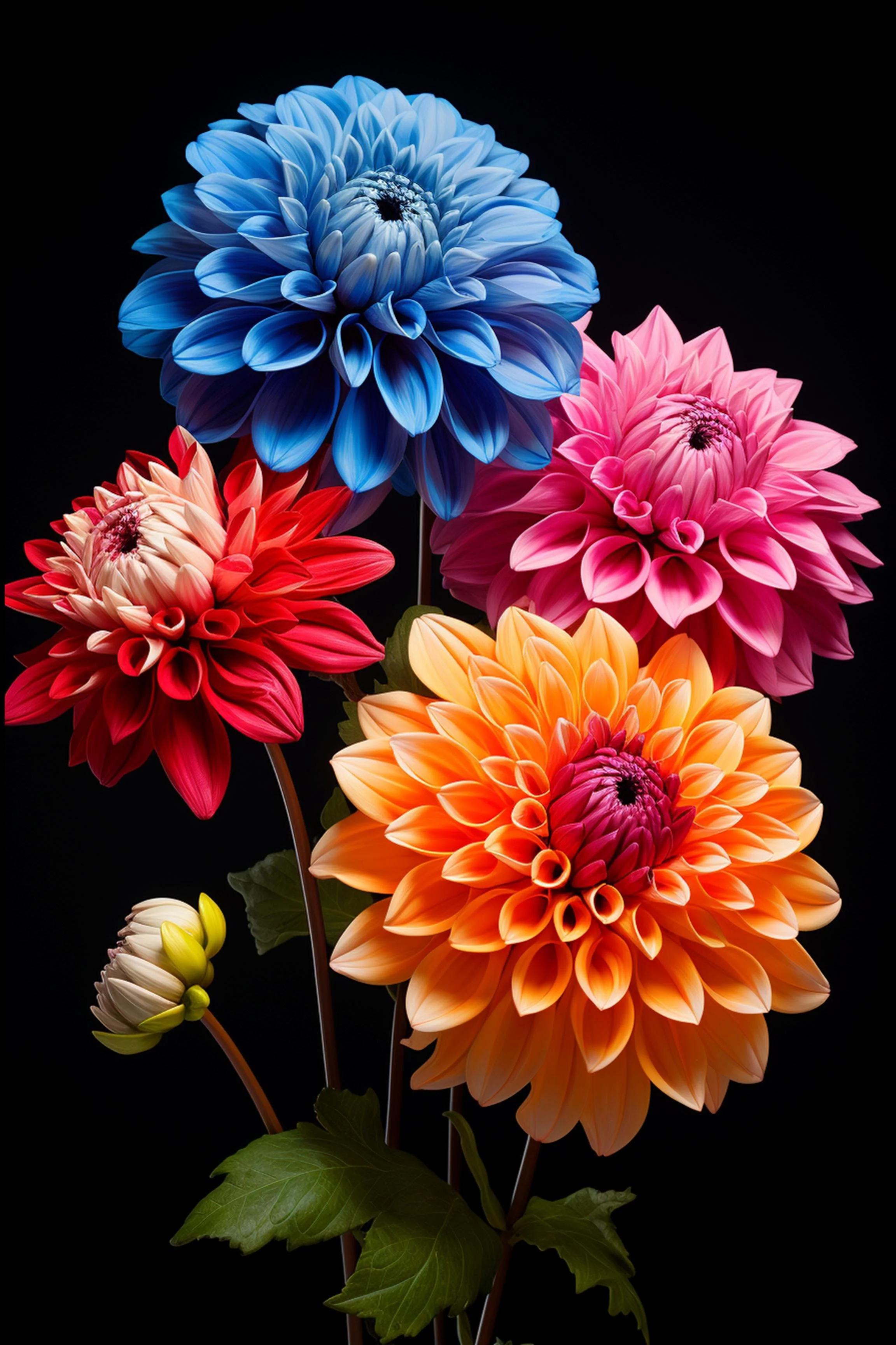 #36 FLOWER ART –  Let Nature Bloom Through Art. — 24H × 36W Digital Art Artwork ID: MWS-FLW-036