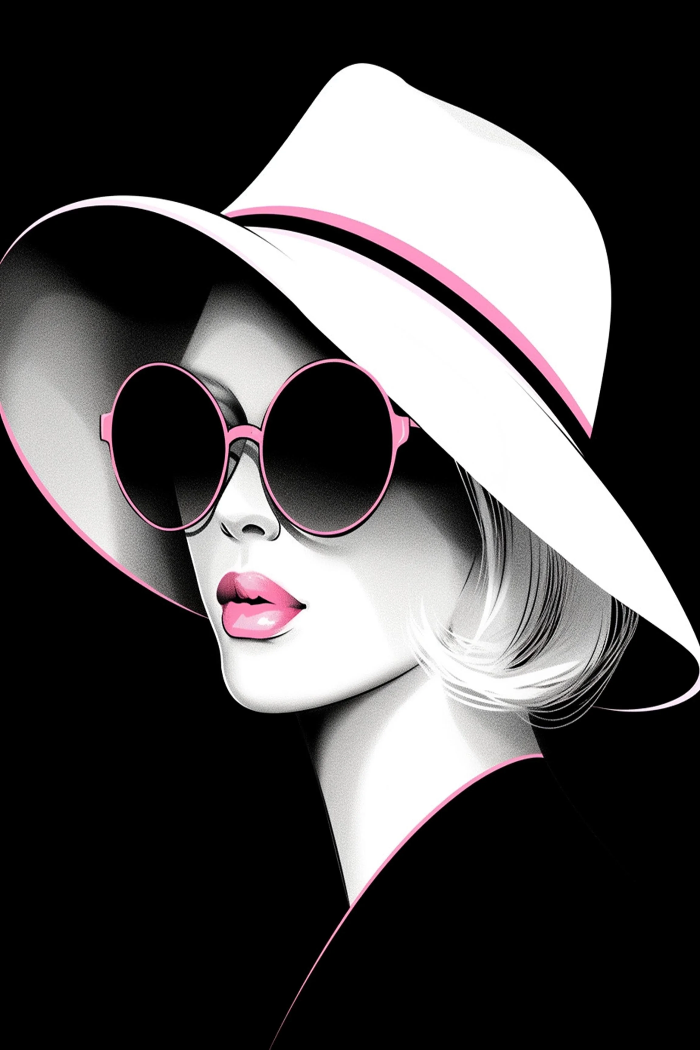 #83 ÉTERNACHIC COLLECTION — Style Changes. Elegance Remains. — 24H × 36W Digital Art — ID; MWS-ETER–0083