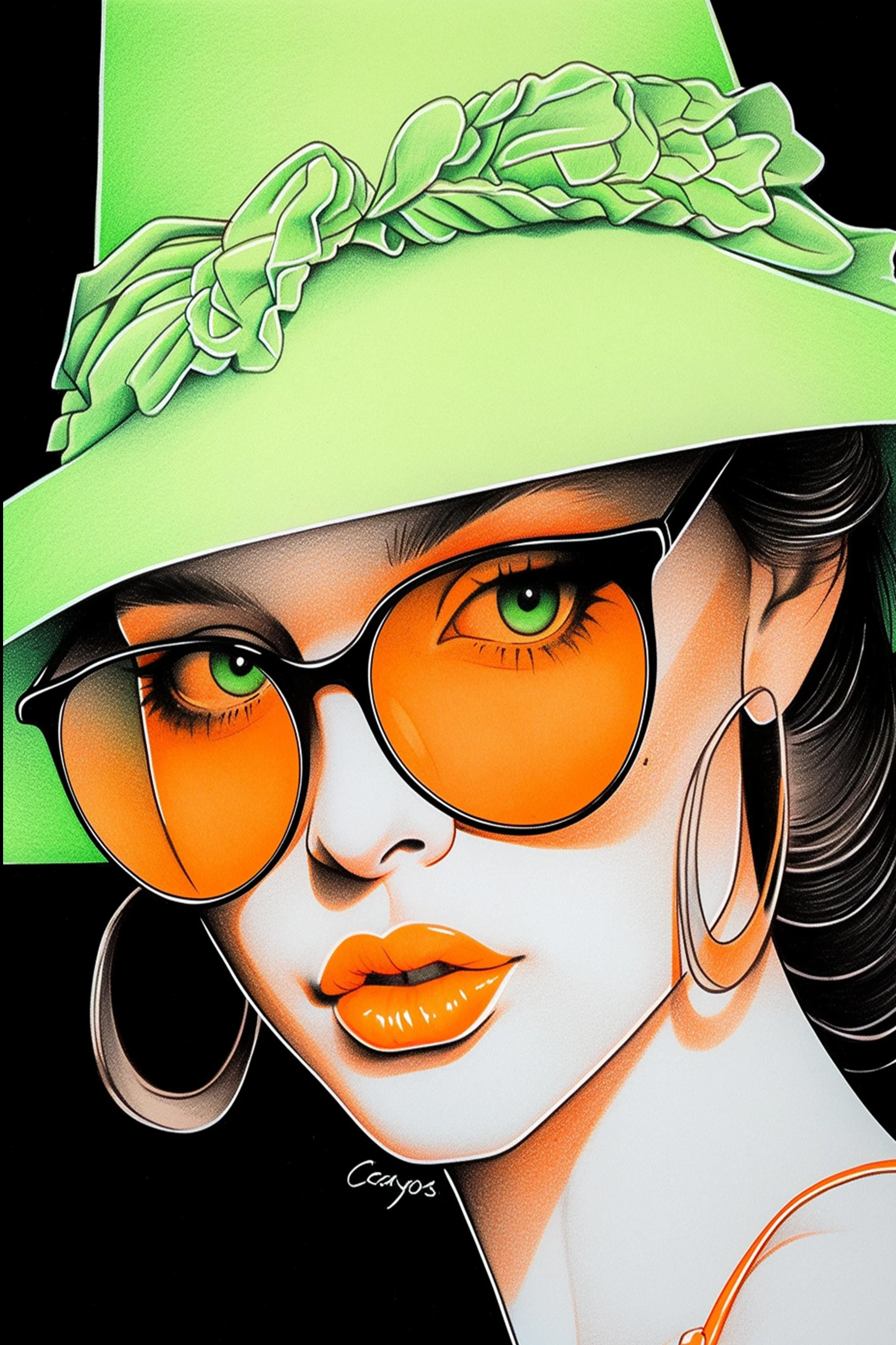 #45 ÉTERNACHIC COLLECTION — Style Changes. Elegance Remains. — 24H × 36W Digital Art — ID; MWS-ETER–0045
