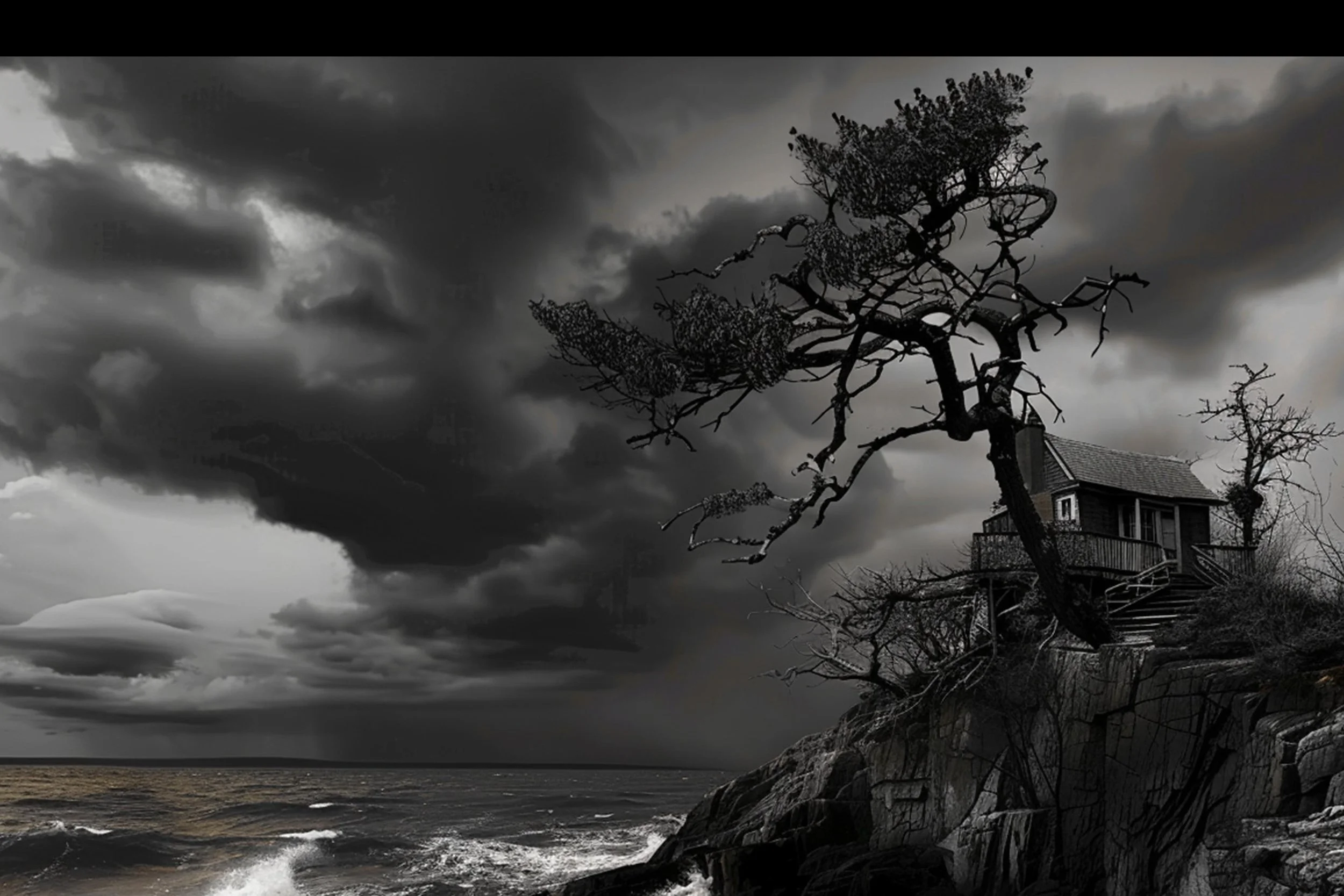 #48 BLACK & WHITE LANDSCAPE — Timeless Beauty in Every View 24W X 36H