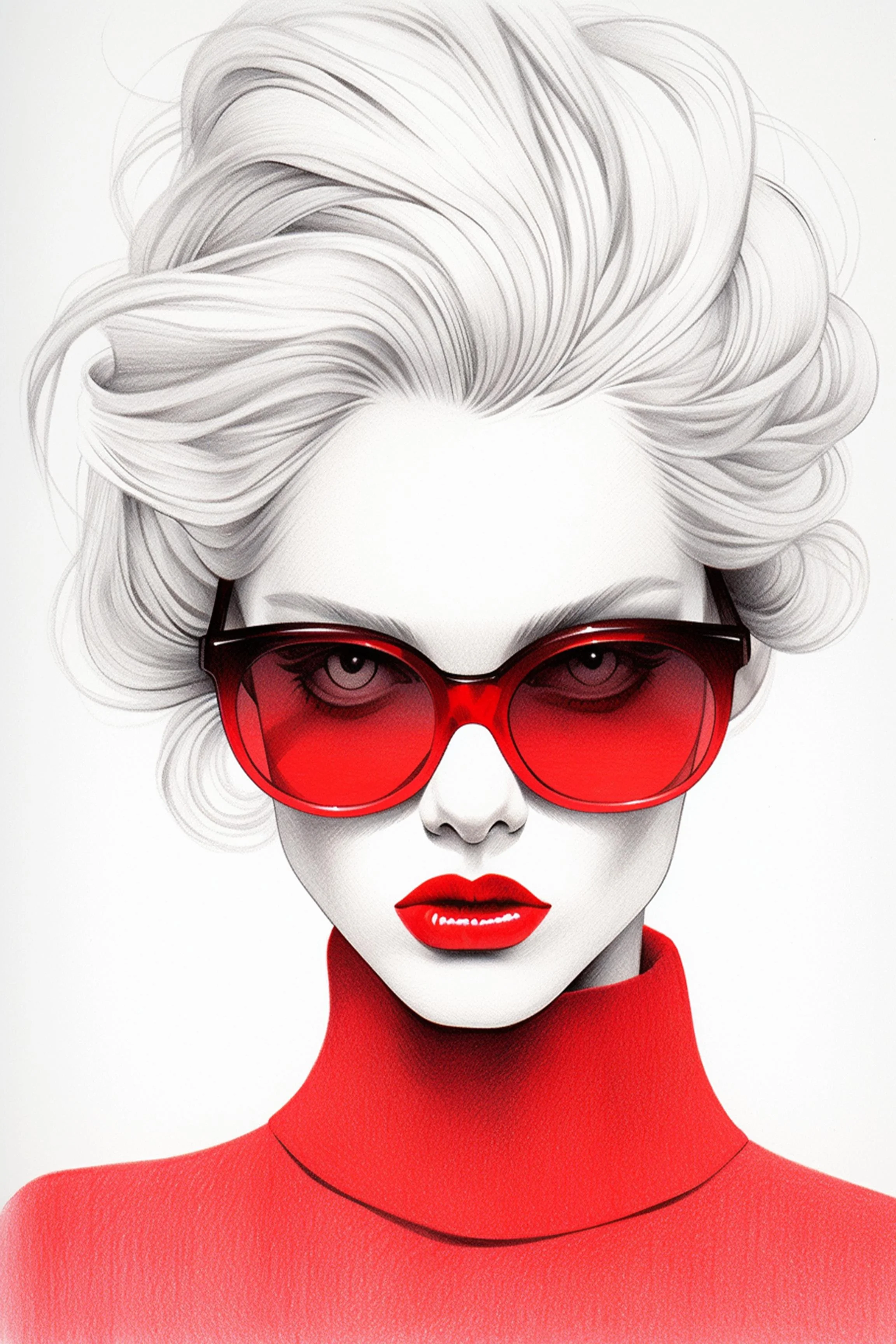 #36 ÉTERNACHIC COLLECTION — Style Changes. Elegance Remains. — 24H × 36W Digital Art — ID; MWS-ETER–0036