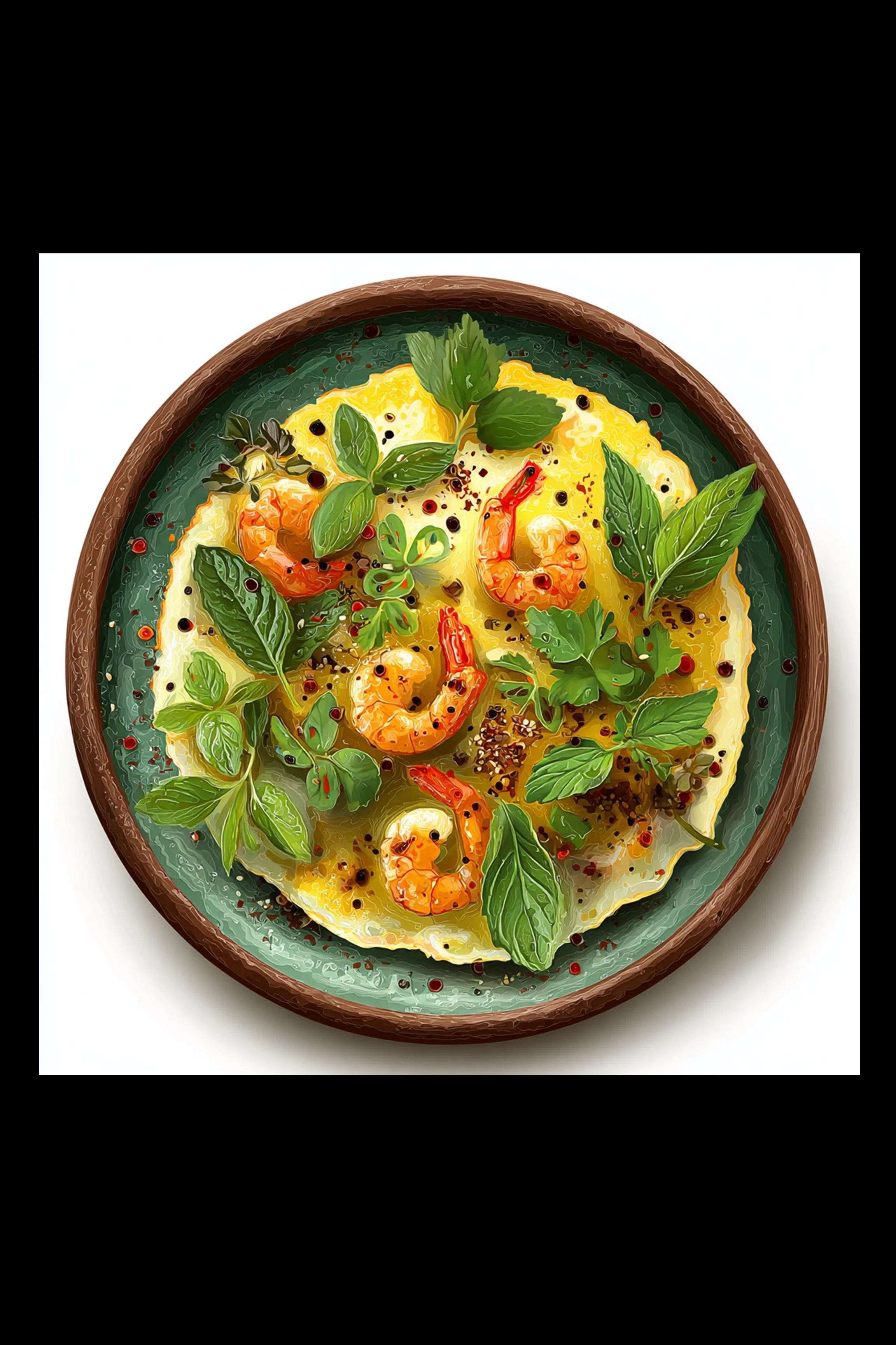 #46 Vietnamese Gourmet & Dessert — A Taste of Vietnam, Celebrated Through Art. — 24H × 24W Digital Art - MWS-VGD-0046