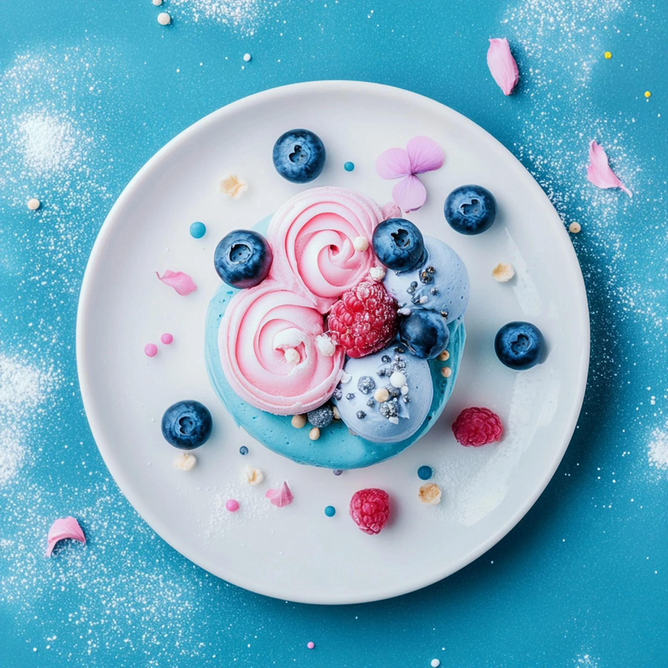 #39 INTL L&H DESSERT  — A Celebration of Sweet Flavor and Global Style. 24H × 34W Digital Art  - MWS-IDG-0039