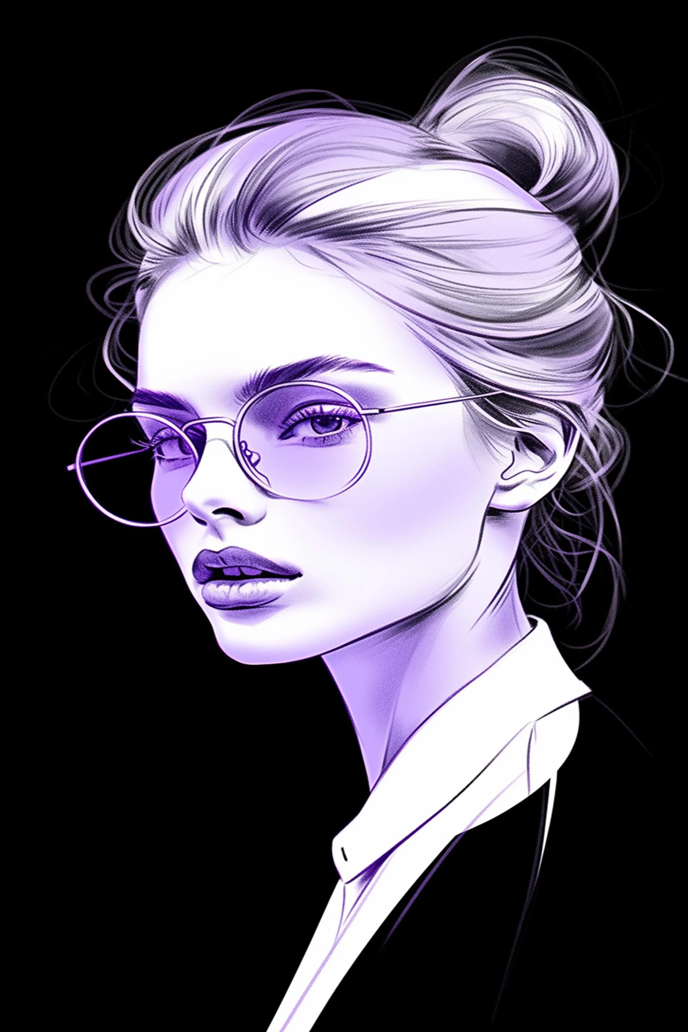 #31 ÉTERNACHIC COLLECTION — Style Changes. Elegance Remains. — 24H × 36W Digital Art — ID; MWS-ETER–0031