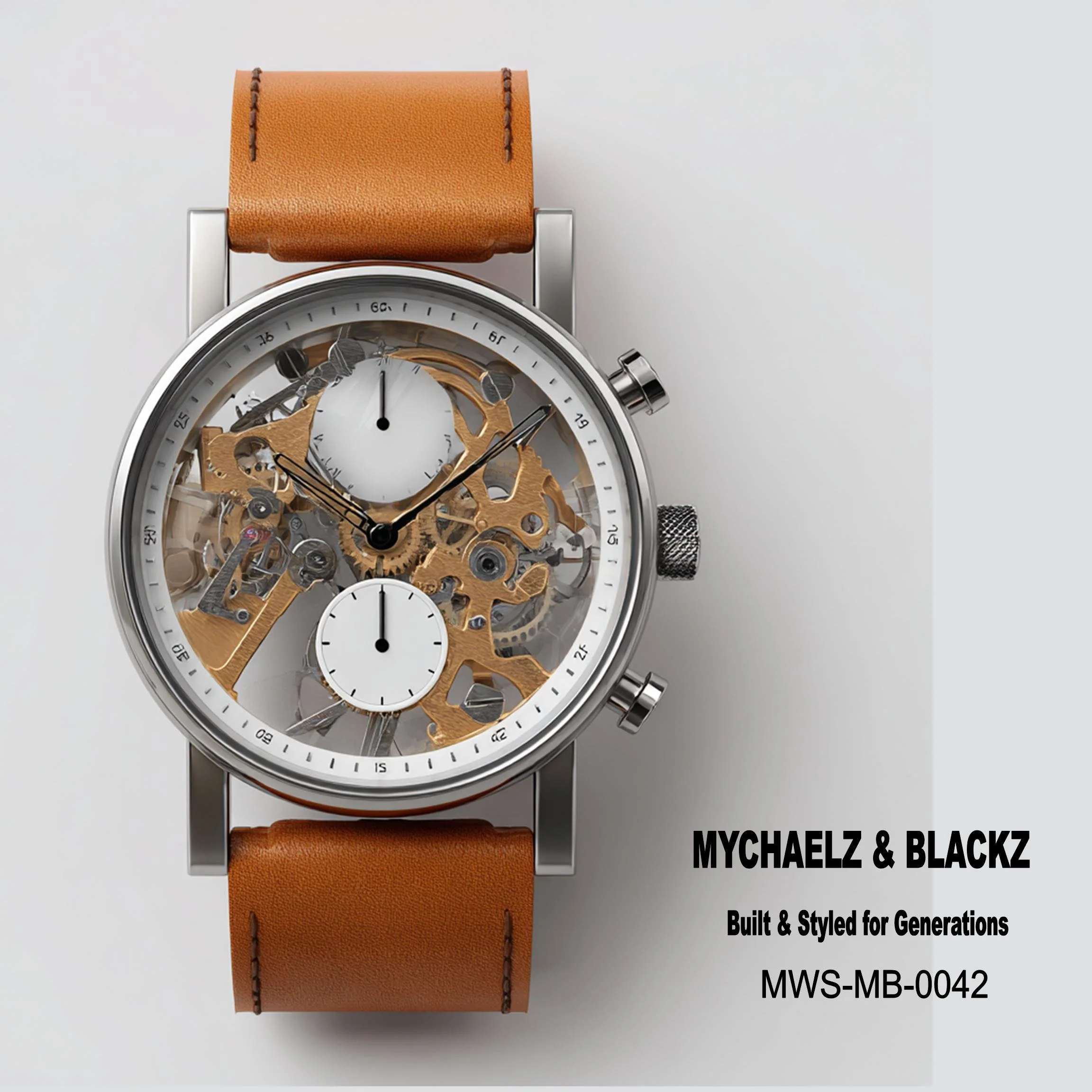 #42 Mychaelz & Blackz Watch — Built & Styled for Generations 24H × 24W Digital Art  - MWS-MB-0042