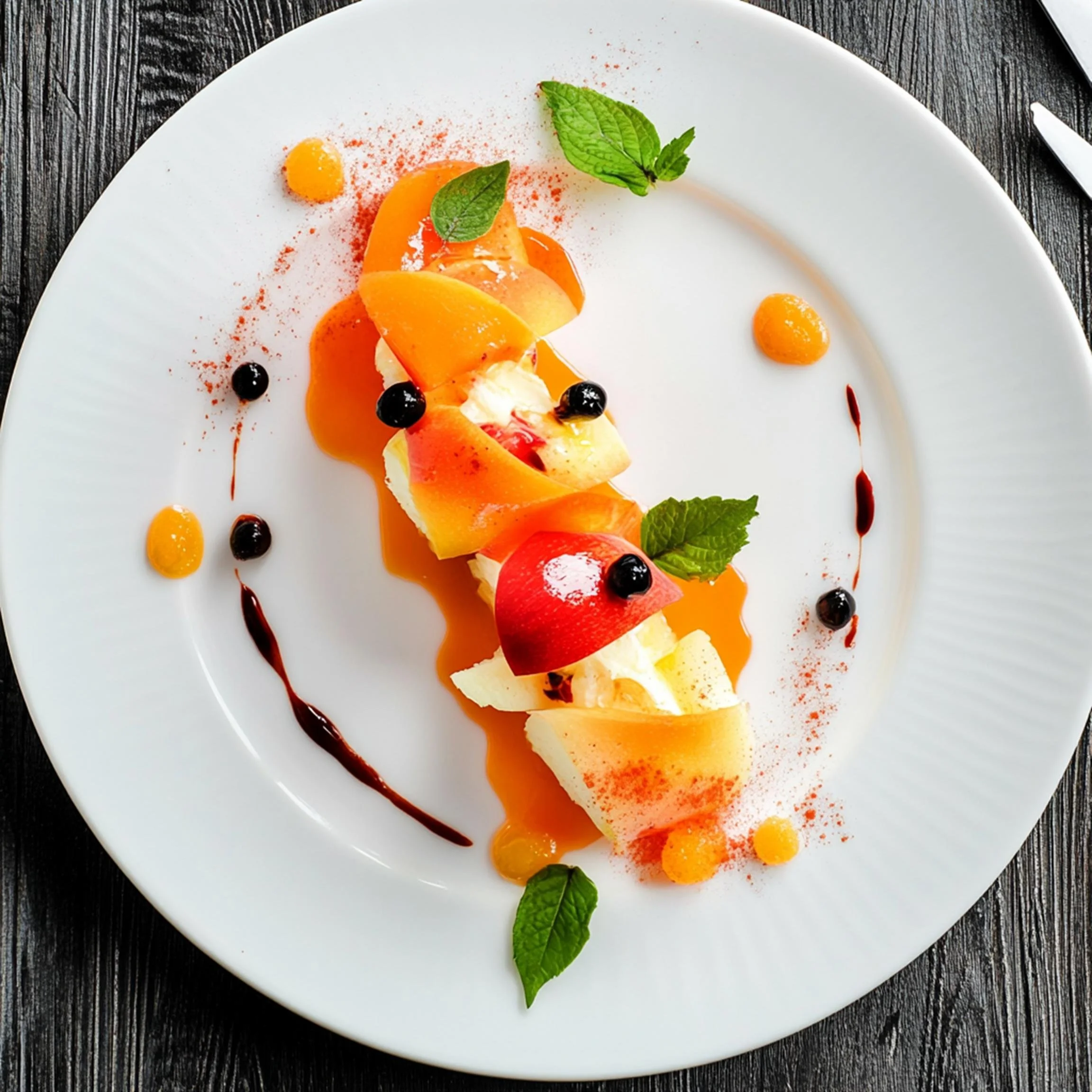 #44 INTL L&H DESSERT  — A Celebration of Sweet Flavor and Global Style. 24H × 34W Digital Art  - MWS-IDG-0044