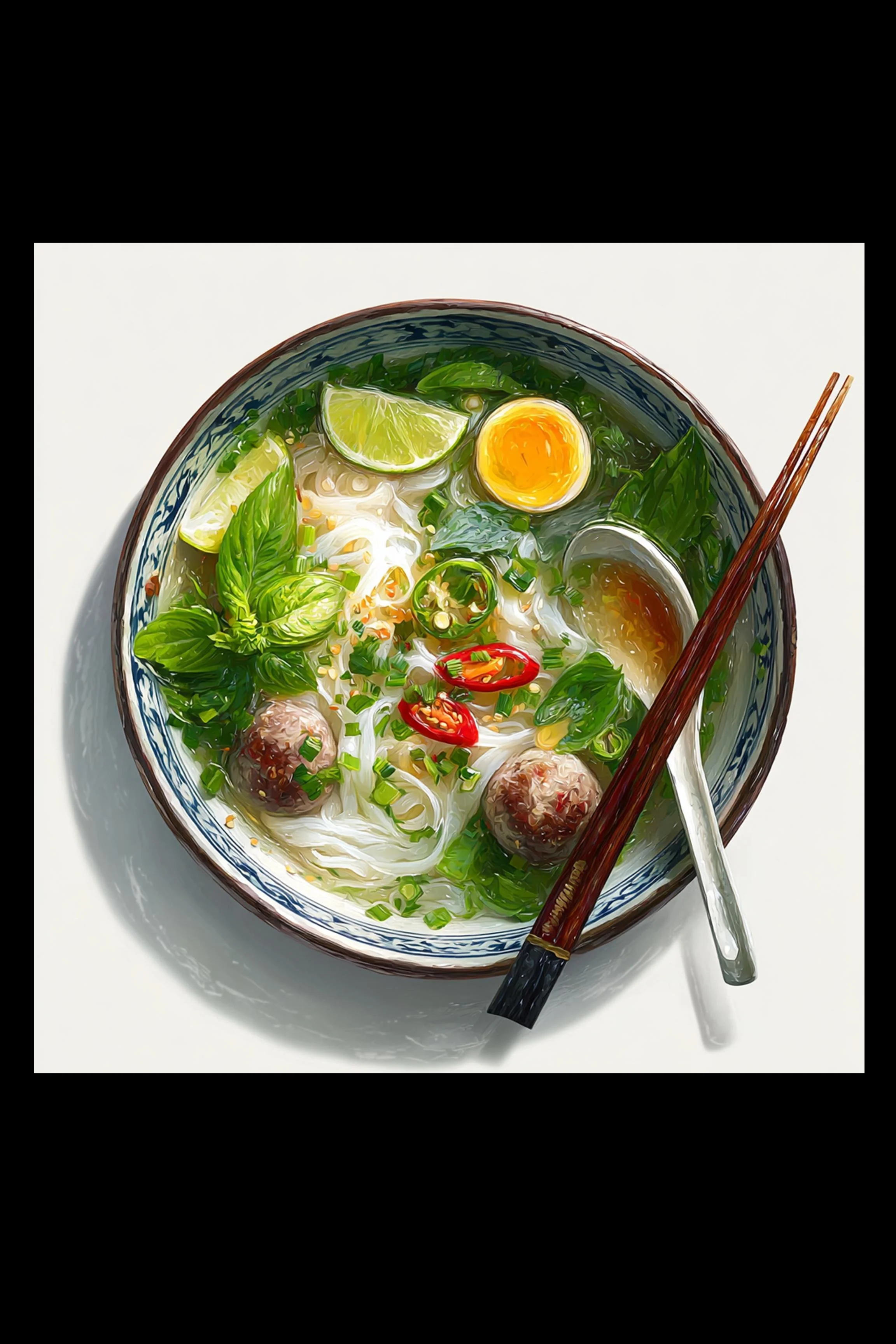 #17 Vietnamese Gourmet & Dessert — A Taste of Vietnam, Celebrated Through Art. — 24H × 24W Digital Art - MWS-VGD-00017