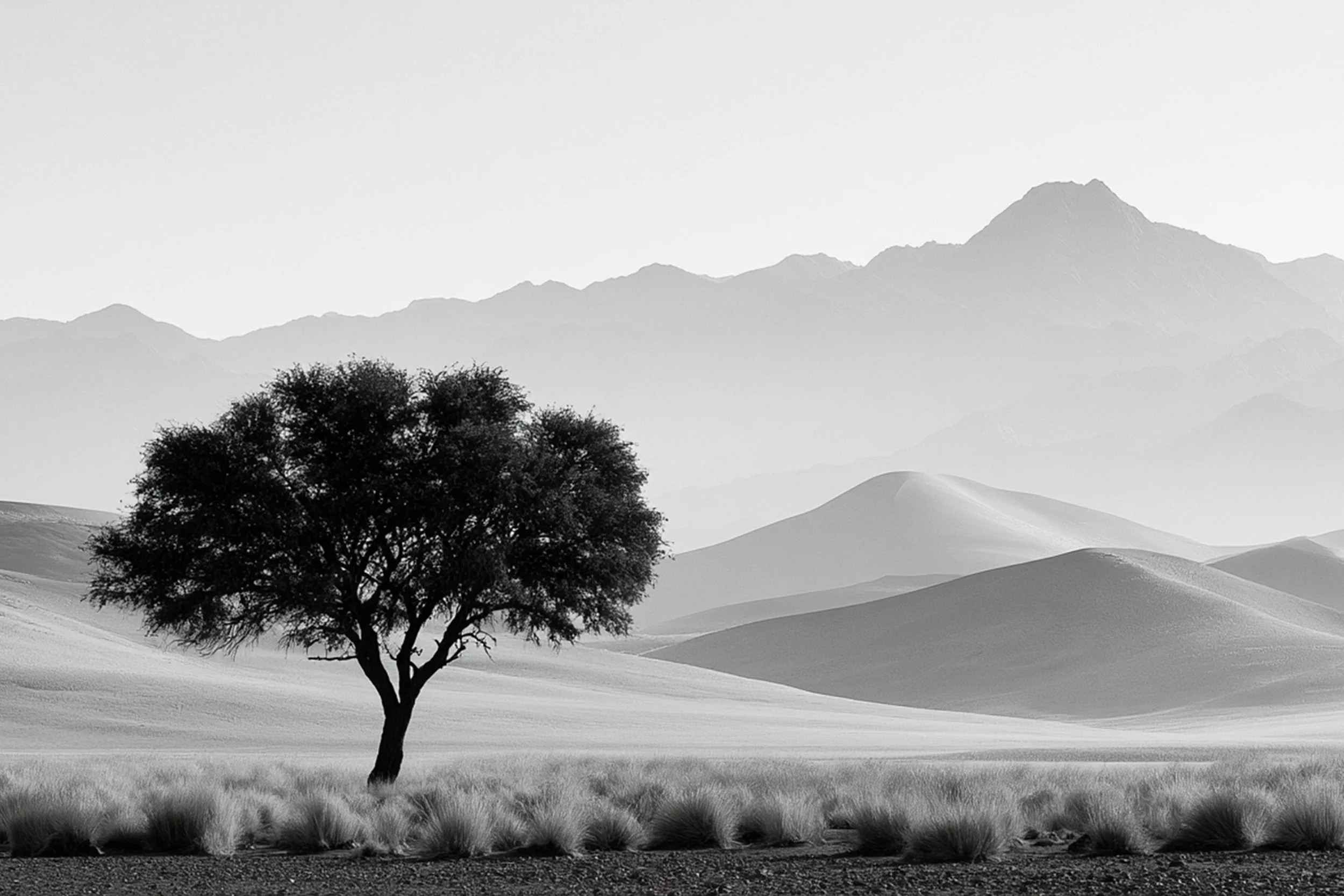 #41 BLACK & WHITE LANDSCAPE — Timeless Beauty in Every View 24W X 36H
