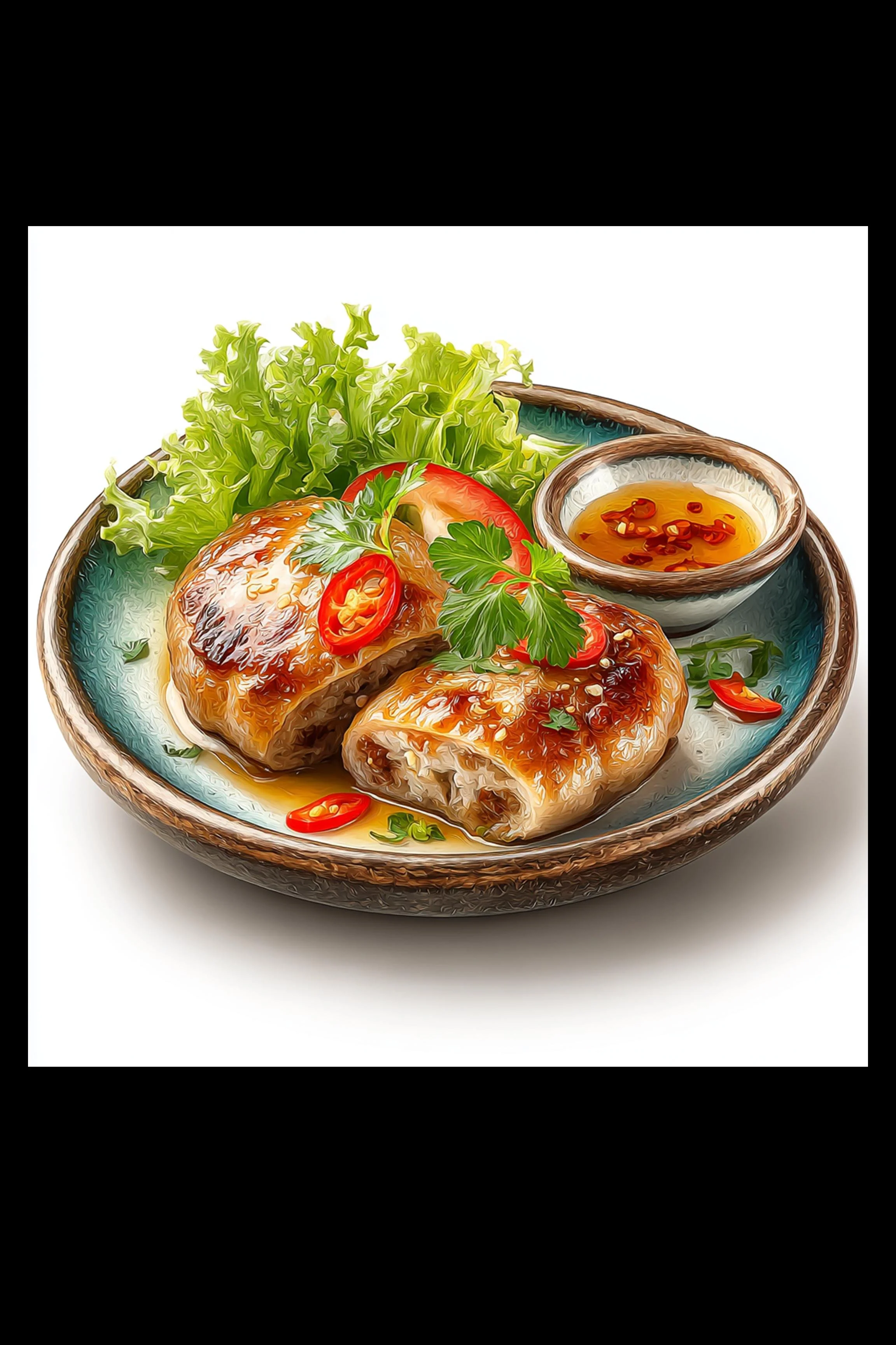 #6 Vietnamese Gourmet & Dessert — A Taste of Vietnam, Celebrated Through Art. — 24H × 24W Digital Art - MWS-VGD-0006