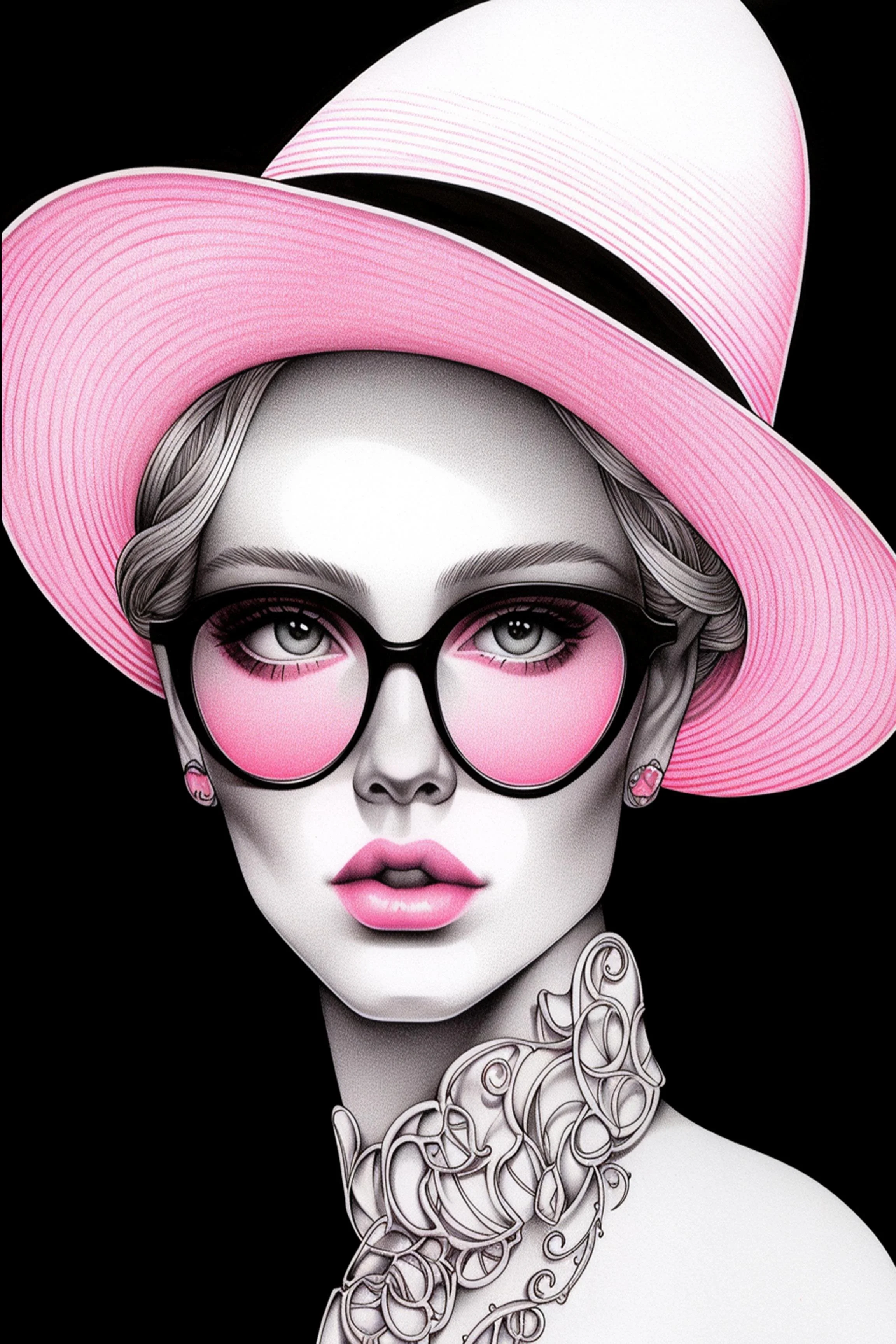 #52 ÉTERNACHIC COLLECTION — Style Changes. Elegance Remains. — 24H × 36W Digital Art — ID; MWS-ETER–0052