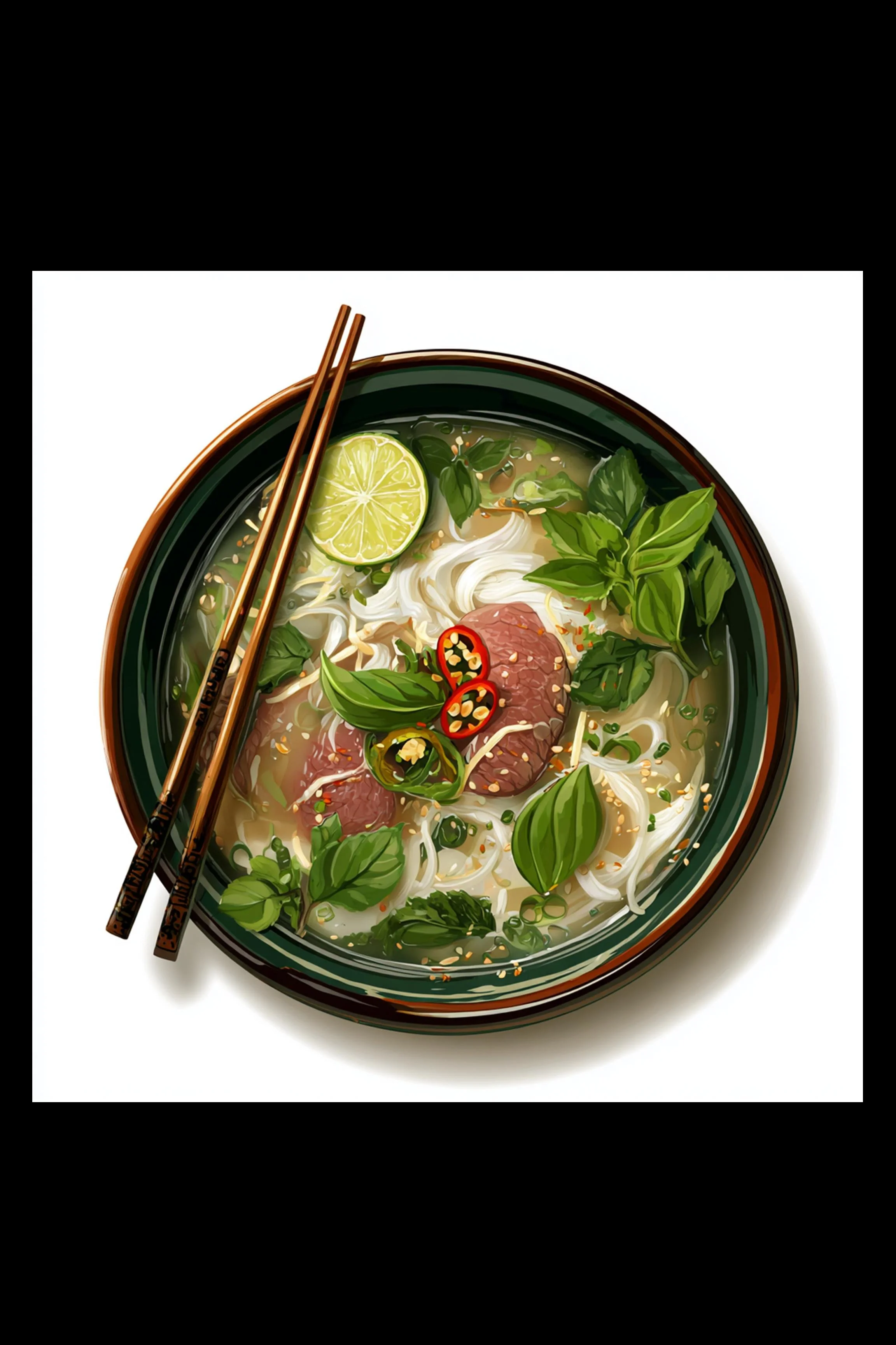 #16 Vietnamese Gourmet & Dessert — A Taste of Vietnam, Celebrated Through Art. — 24H × 24W Digital Art - MWS-VGD-00016