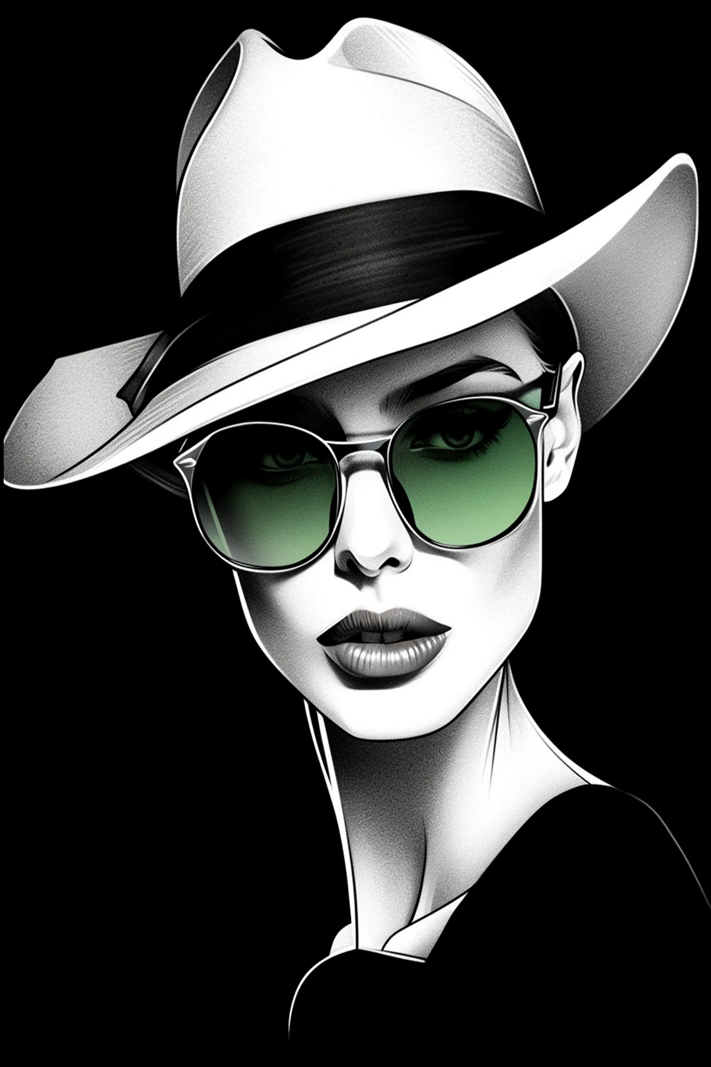 #76 ÉTERNACHIC COLLECTION — Style Changes. Elegance Remains. — 24H × 36W Digital Art — ID; MWS-ETER–0076