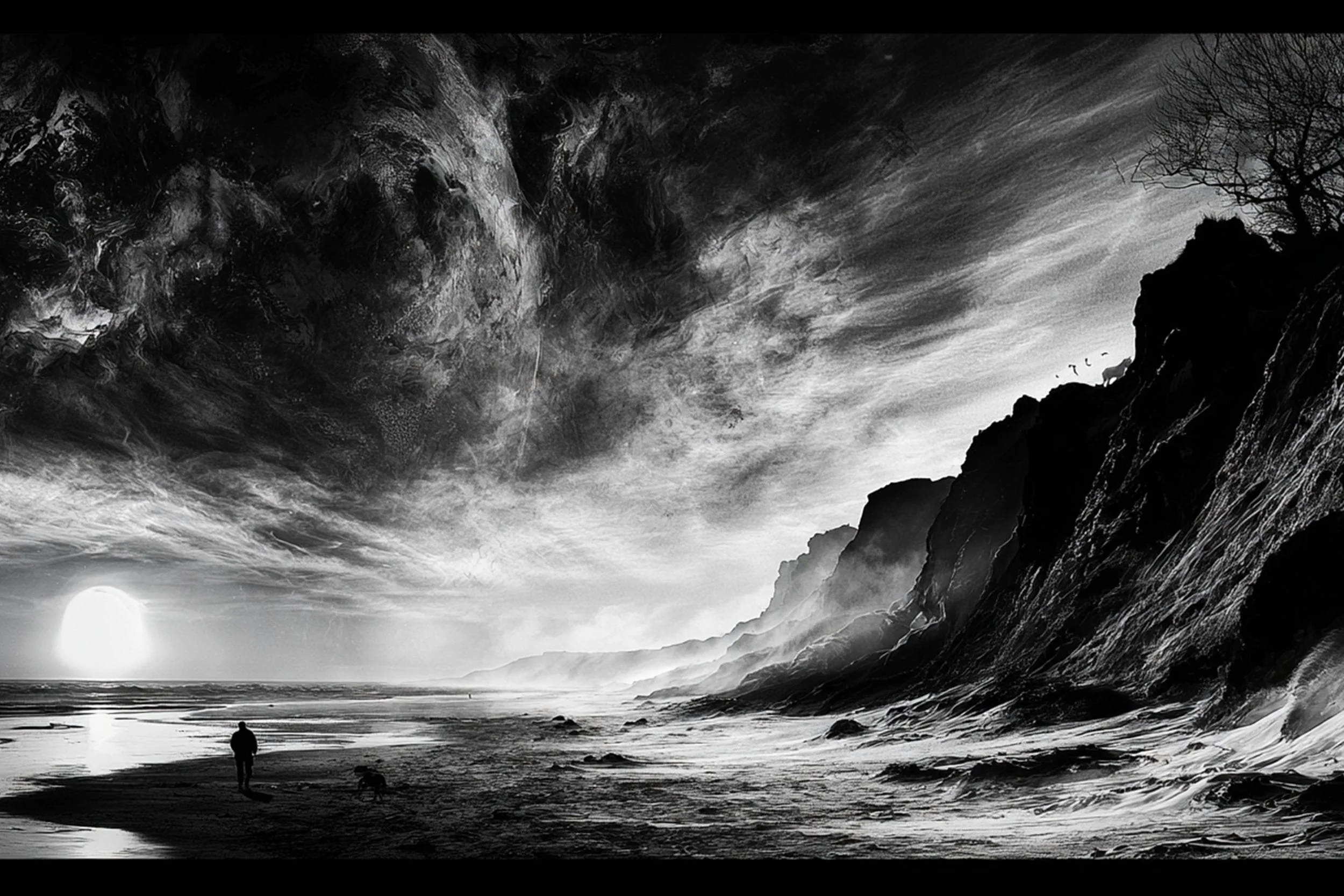 #7 BLACK & WHITE LANDSCAPE — Timeless Beauty in Every View 24W X 36H