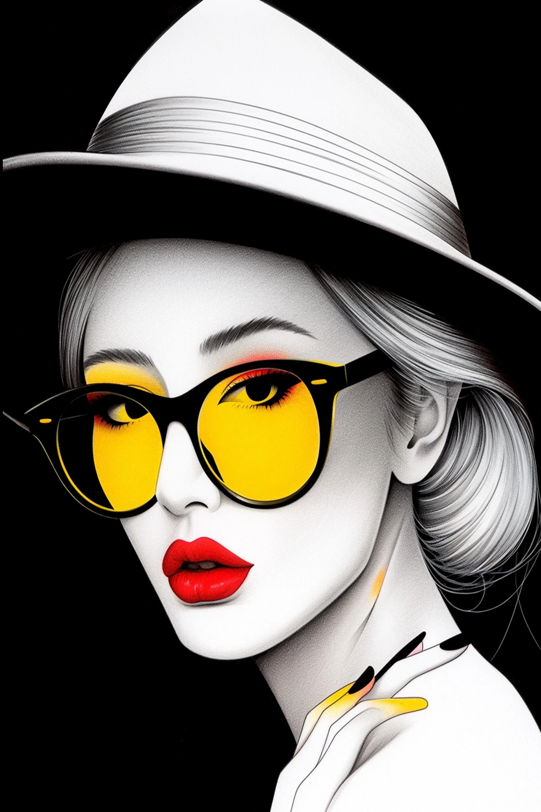 #14 ÉTERNACHIC COLLECTION — Style Changes. Elegance Remains. — 24H × 36W Digital Art — ID; MWS-ETER–0014