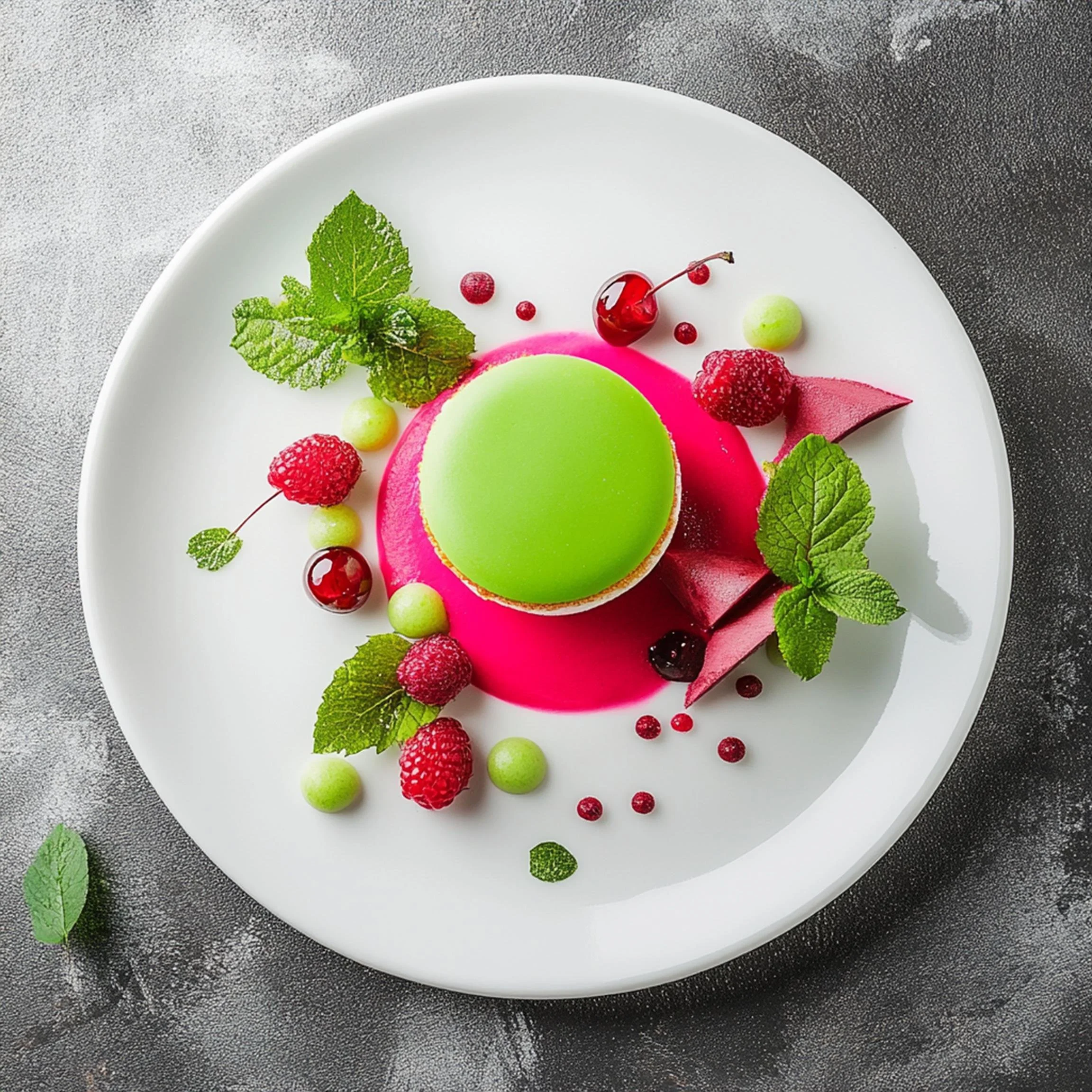 #3 INTL L&H DESSERT  — A Celebration of Sweet Flavor and Global Style. 24H × 34W Digital Art  - MWS-IDG-0003
