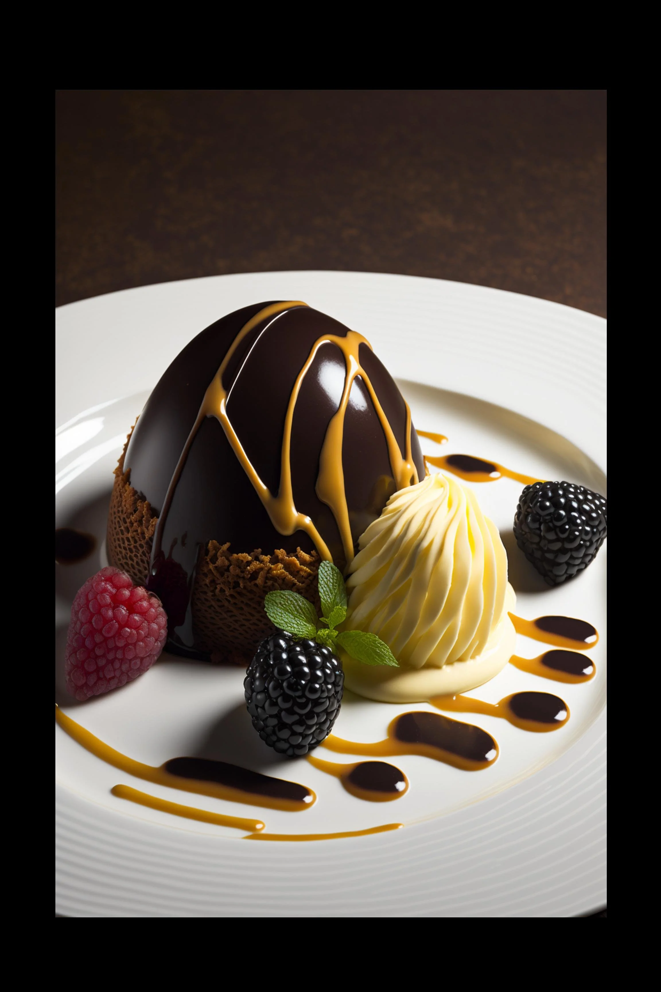 #32 International Dessert & Gourmet — A Celebration of Sweet Flavor and Global Style. 24H × 36W Digital Art  - MWS-INTL-0032