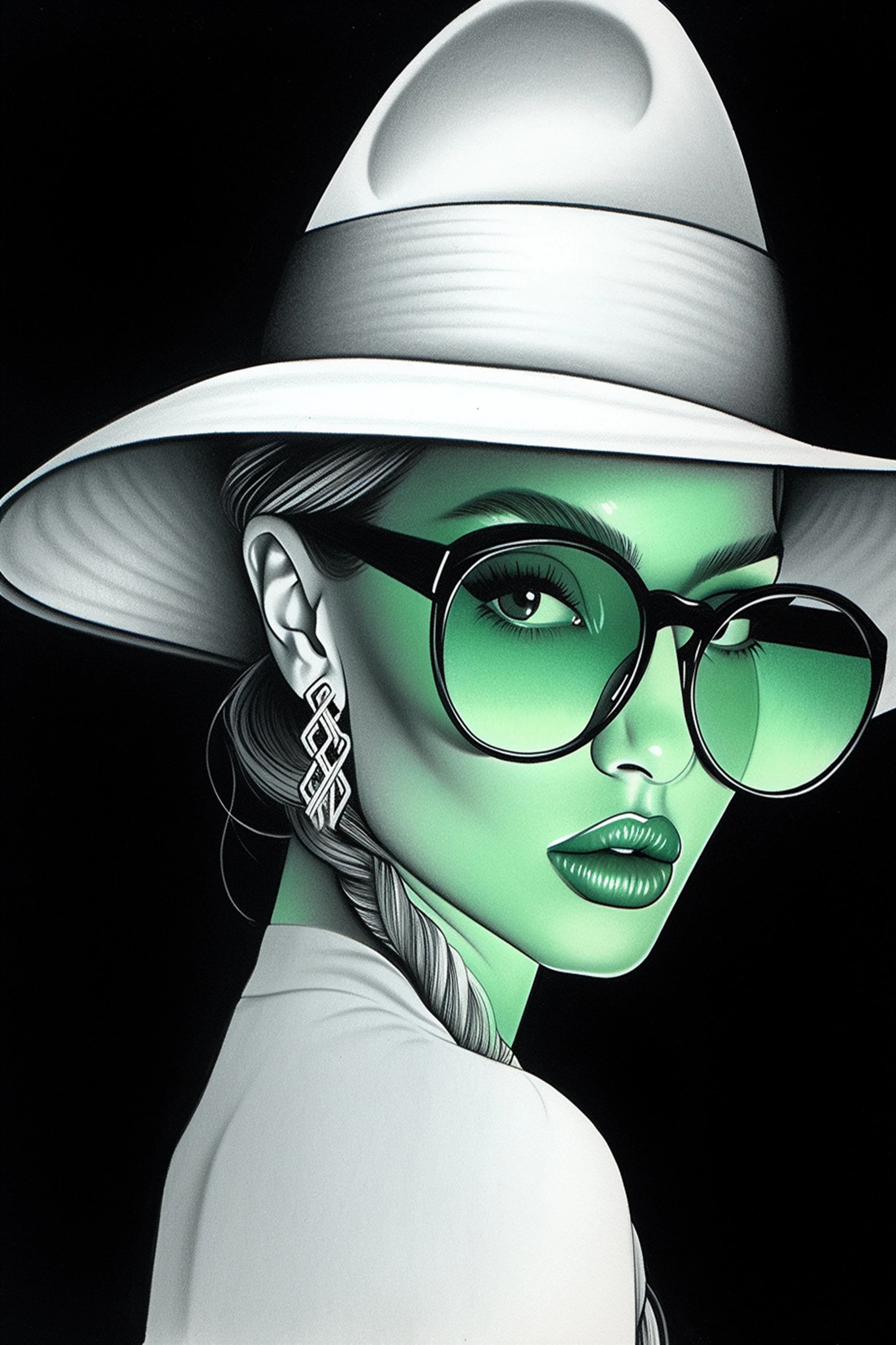 #72 ÉTERNACHIC COLLECTION — Style Changes. Elegance Remains. — 24H × 36W Digital Art — ID; MWS-ETER–0072