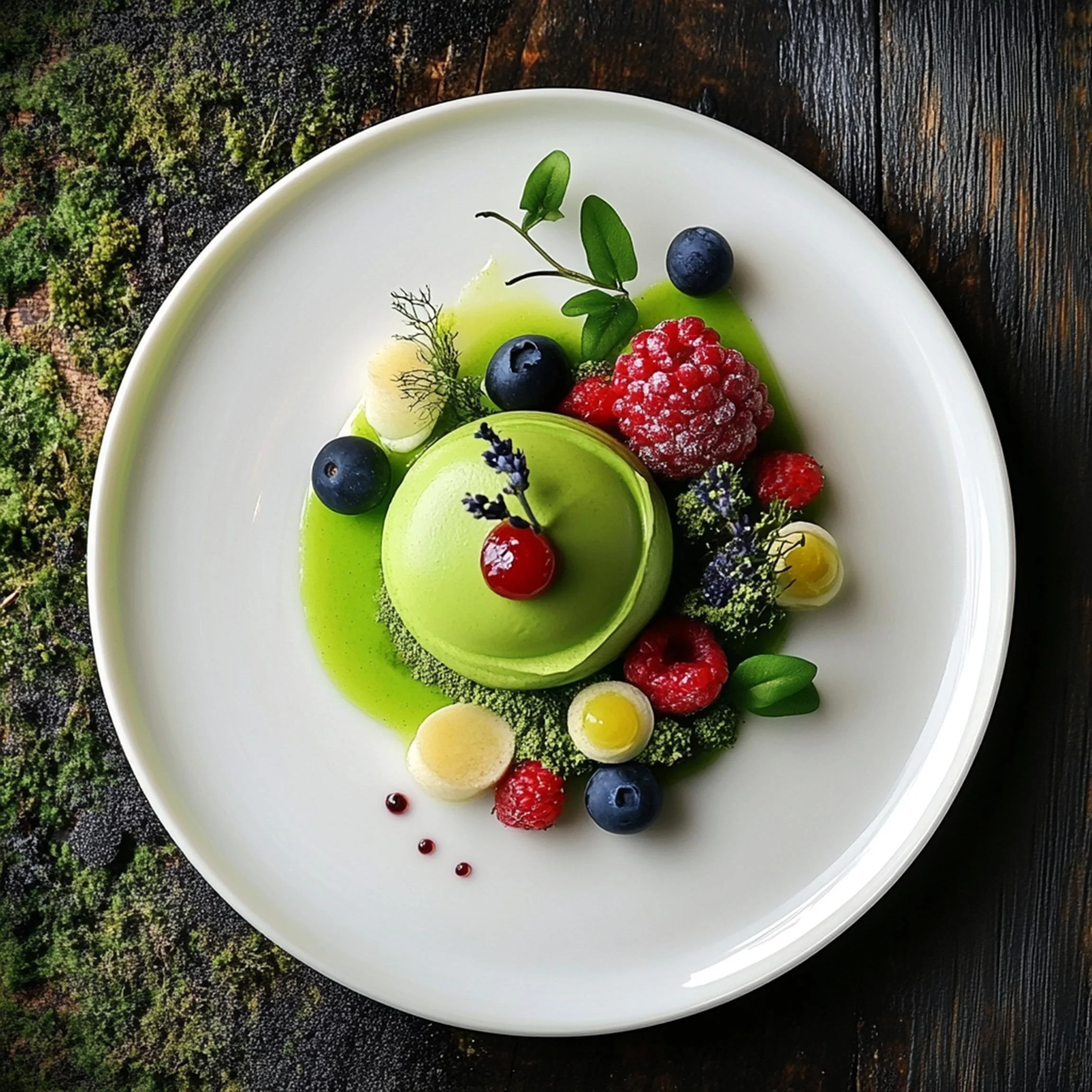 #15 INTL L&H DESSERT  — A Celebration of Sweet Flavor and Global Style. 24H × 34W Digital Art  - MWS-IDG-0015