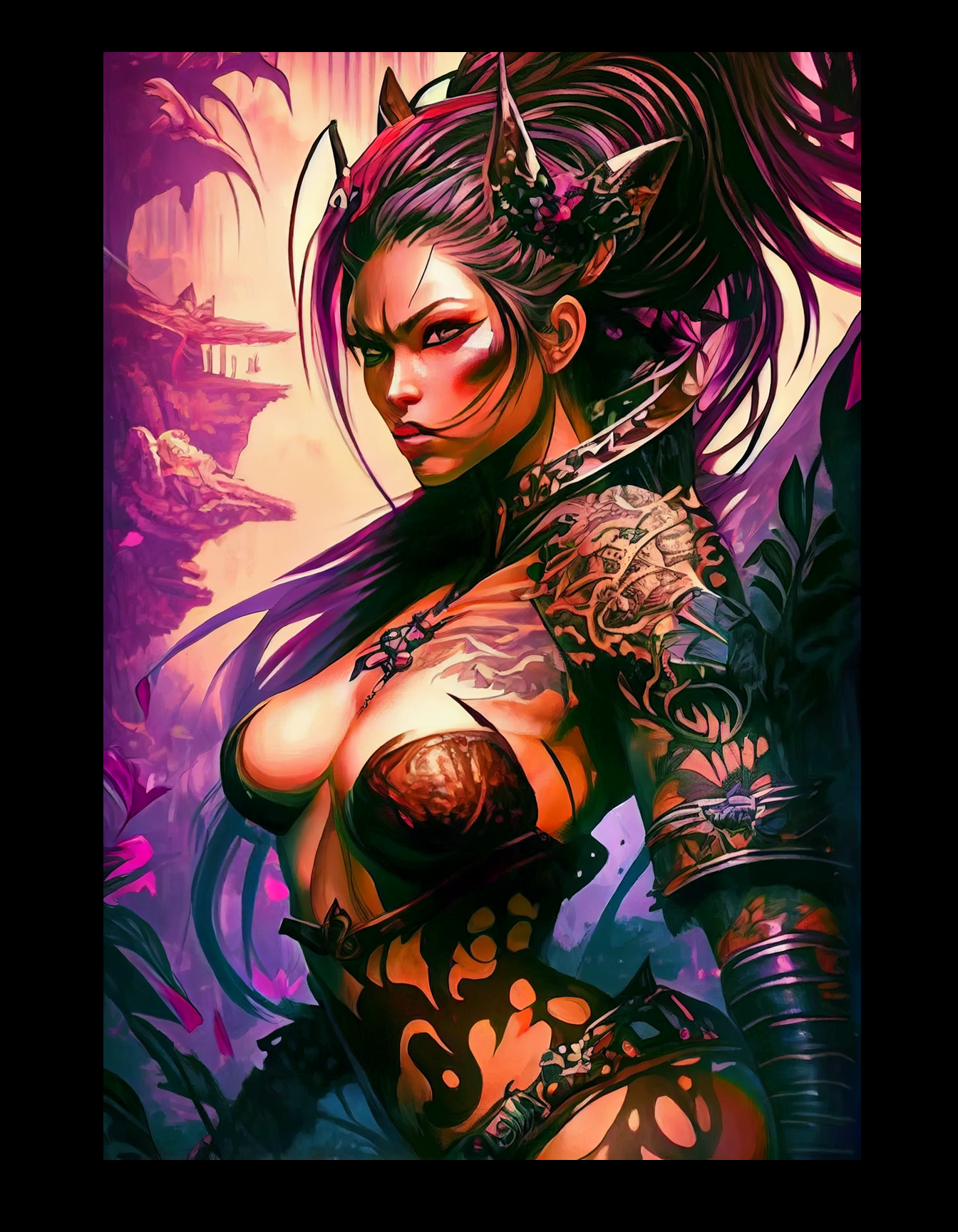 ONNA-MUSHAZ  FEMALE WARRIOR  VOL 9 BY MYCHAEL WONG 4.png